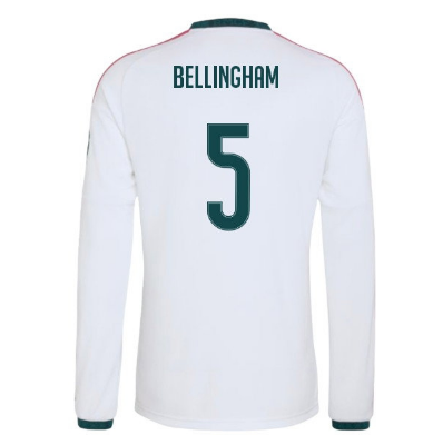 Real Madrid Long Sleeve Home Shirt Back