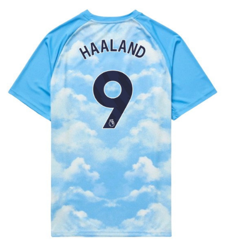Man City Warm Up Jersey Back