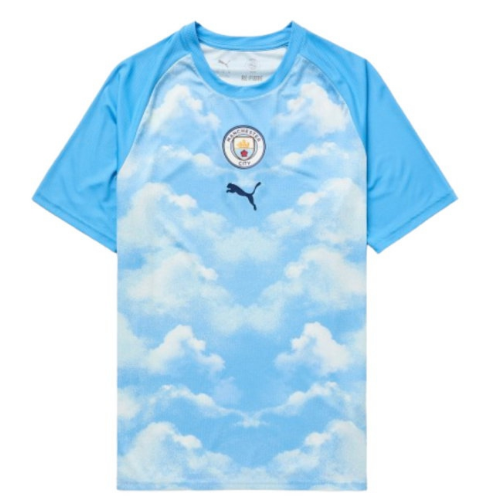 Man City Warm Up Jersey Front