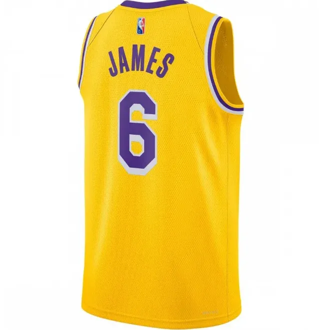 LeBron James Los Angeles Lakers 2021/22 Diamond Swingman Jersey Back