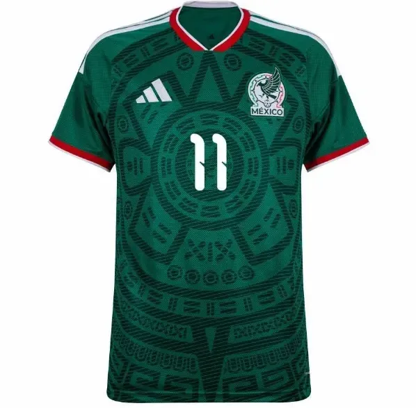 Mexico Gimenez Home Jersey Front