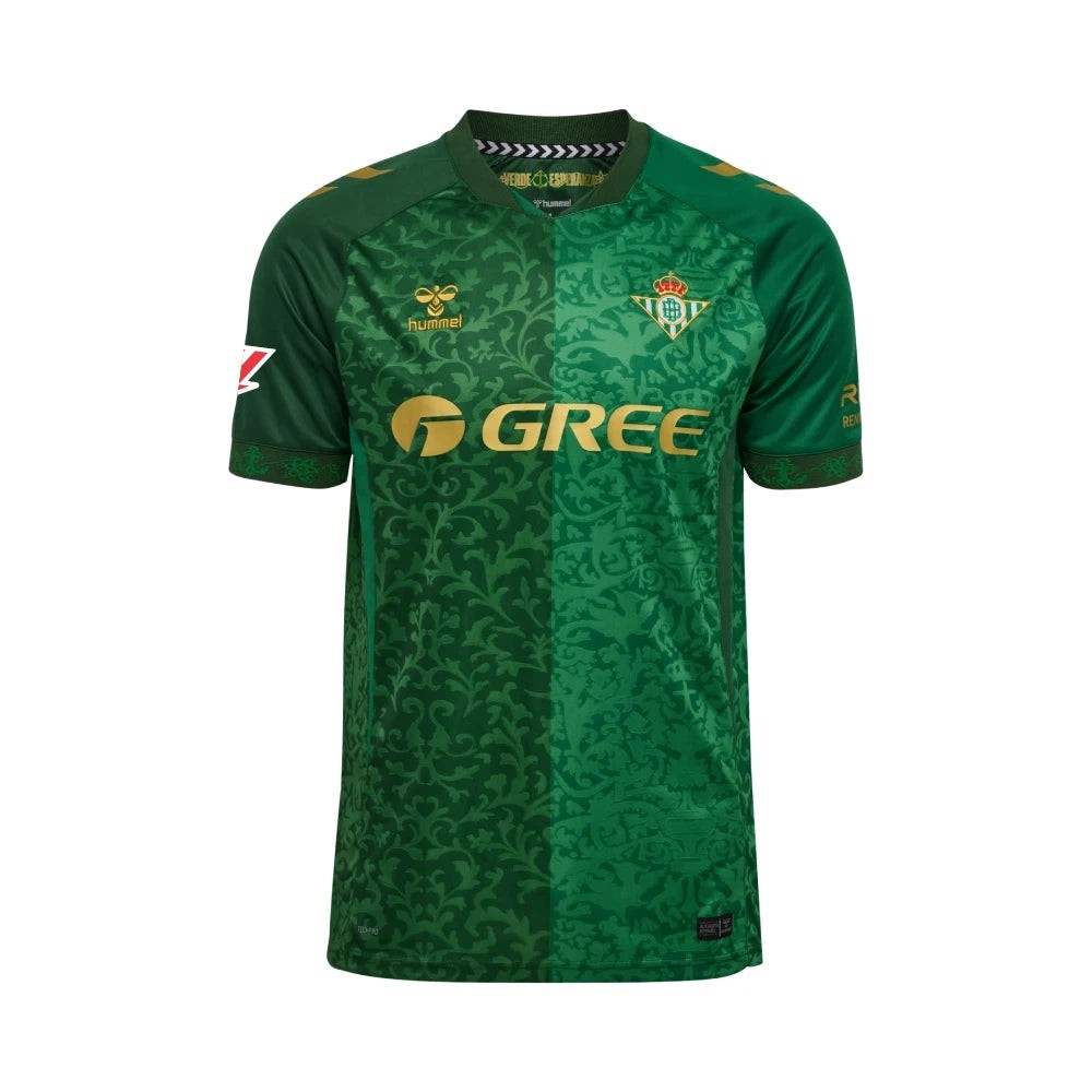 Real Betis 2026/27 Away Unisex Jersey - Green & Gold Soccer Shirt