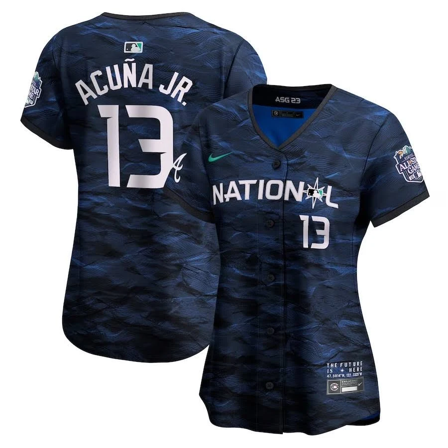 Ronald Acuña Jr. National League Women's 2023 MLB All-Star Game Limited Player Jersey - Royal
