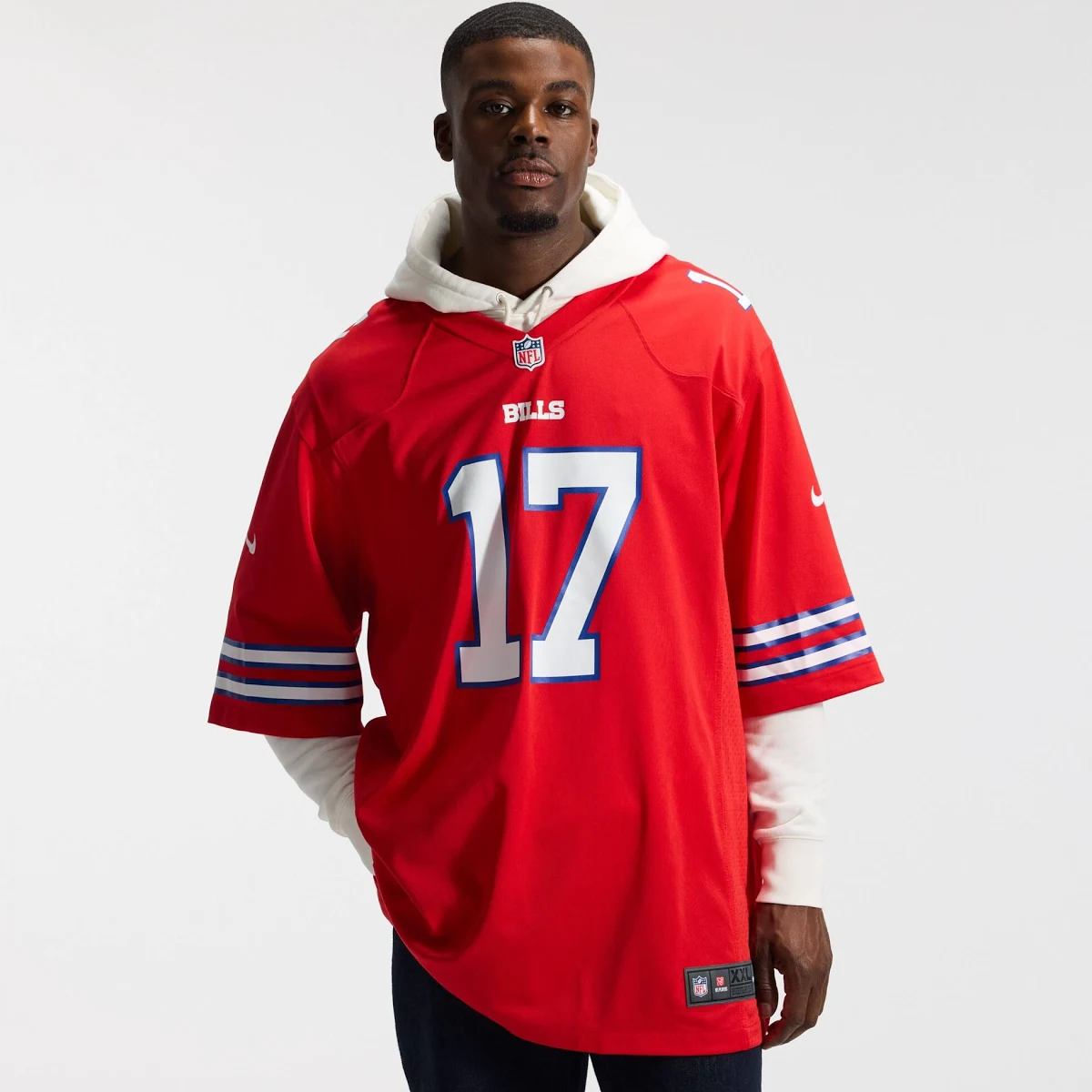Buffalo Bills Josh Allen Red Alternate Game Jersey | Lightweight Fan Gear