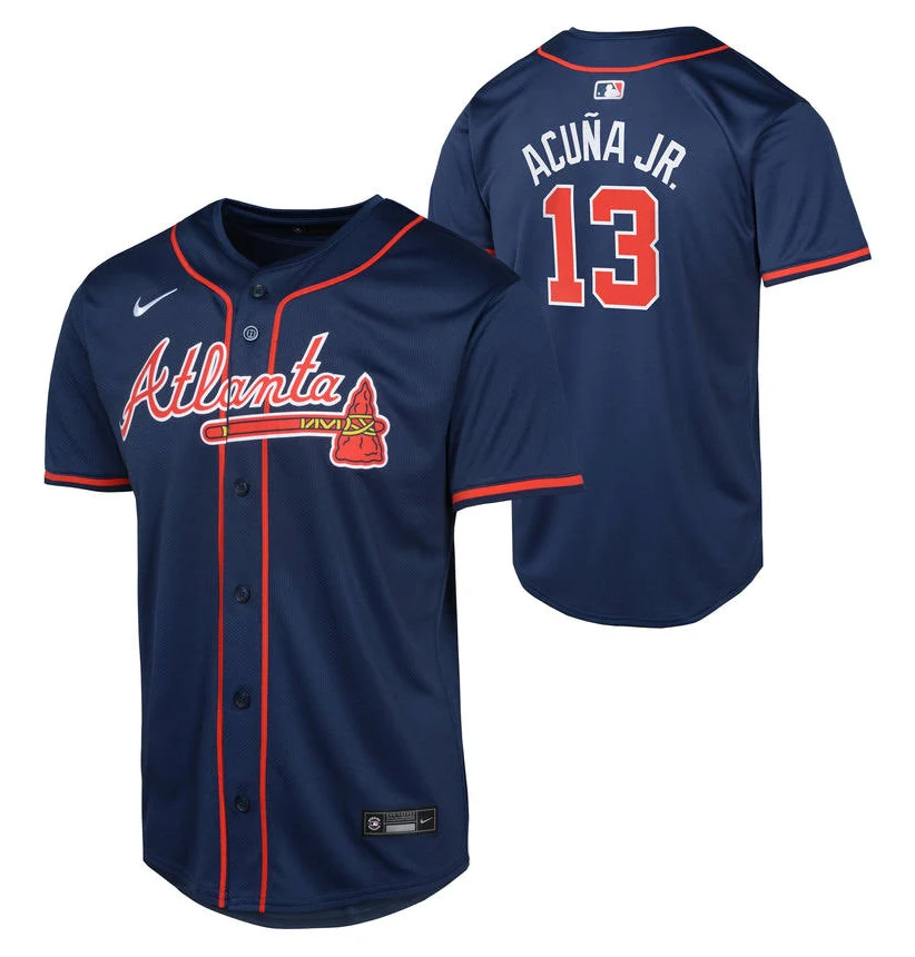 Ronald Acuña Jr. National League Youth 2023 MLB All-Star Game Limited Player Jersey - Royal
