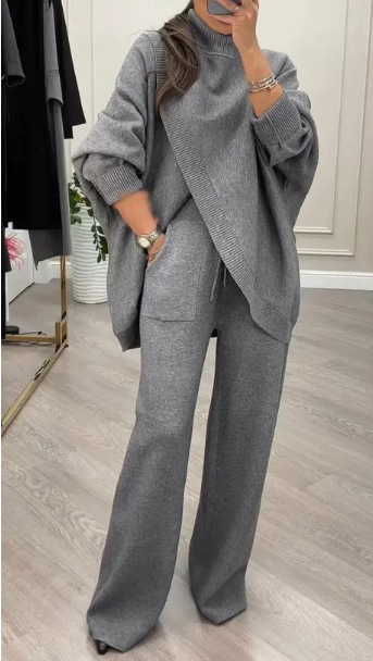 Elegant Cozy Knit Two-Piece Set (Buy 2 Free Shipping)