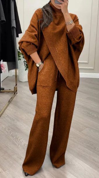 Elegant Cozy Knit Two-Piece Set (Buy 2 Free Shipping)