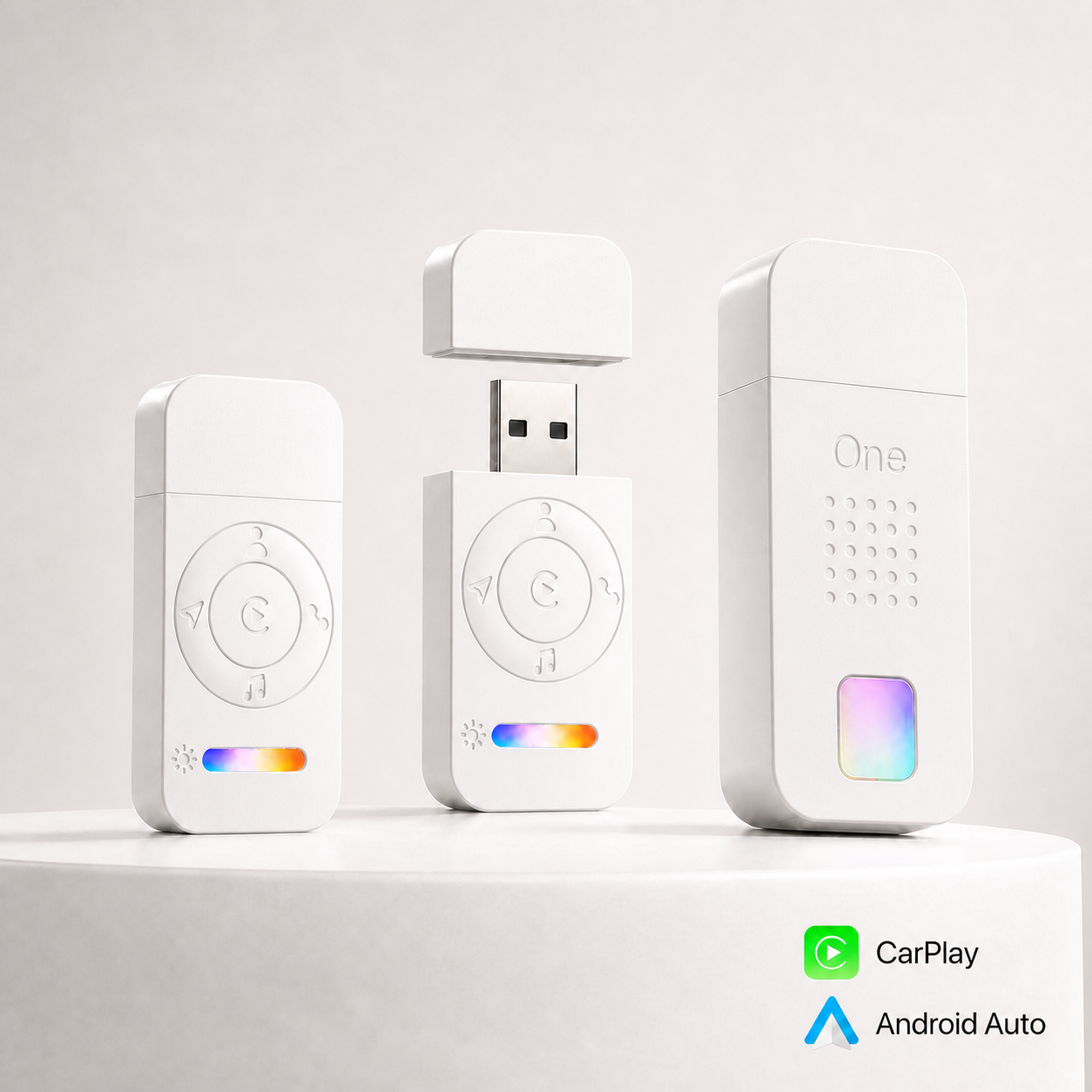 H-ONE 2026 Updates 2-in-1 Wireless CarPlay & Android Auto Adapter