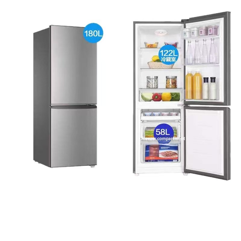 218L Three Door Inverter Refrigerator, Air Cooled Frost Free Fridge, Smart WIFI Control Multi-Zone Fridge Freezer for Home