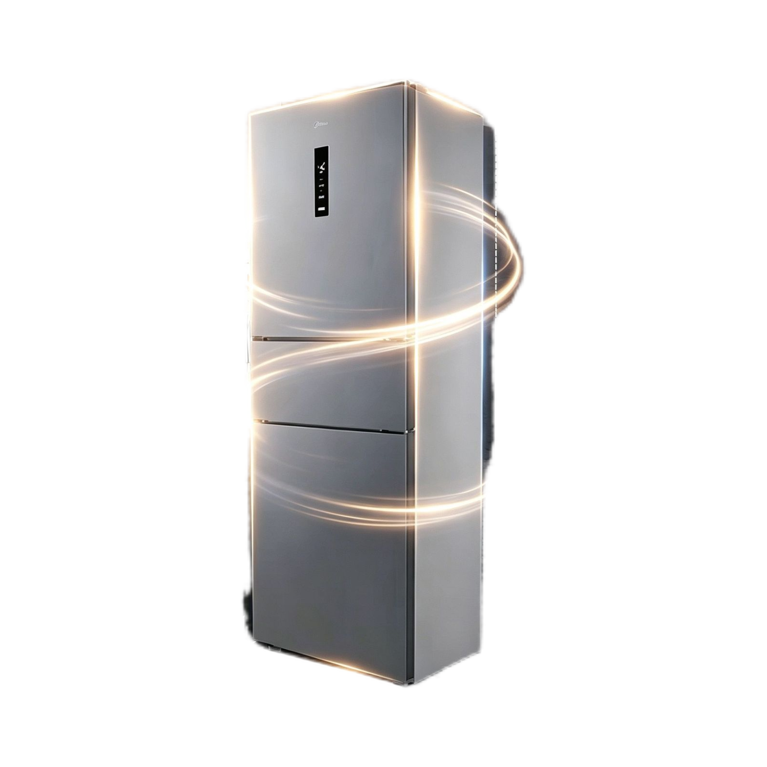 3-Door Frost Free Refrigerator, 59.5cm Ultra-thin Body, Dual PT Odor Removal & Antibacterial, 360° Surround Air Cooling, Variable Temperature Zone Fridge for Home Kitchen