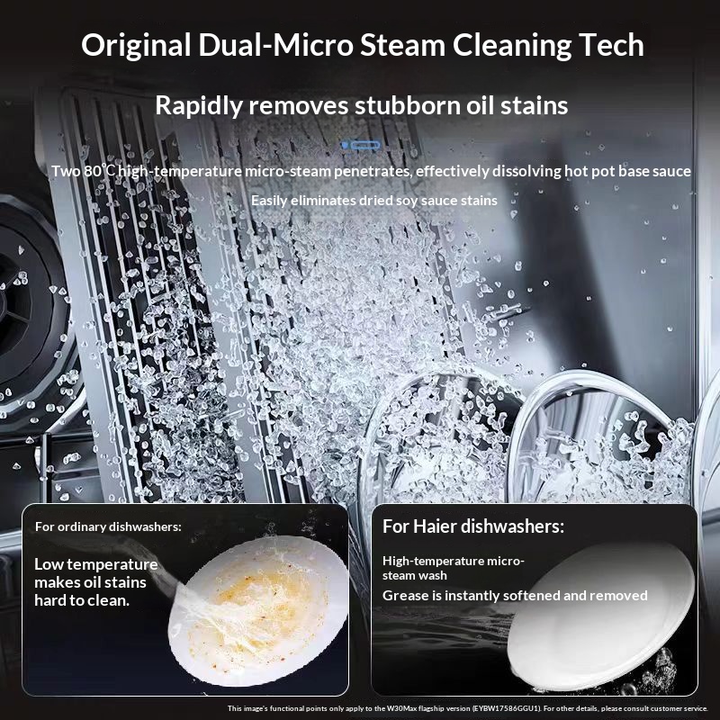  Built-in Dishwasher 17 Place Settings, True 3-Tier Adjustable Rack, 3 Modes Smart Zone Washing, 3-Layer 6-Wing Hurricane Spray Arm, 80℃ High Temp Steam Wash, Auto Door Quick Dry, Fully Integrated Dishwasher for Kitchen