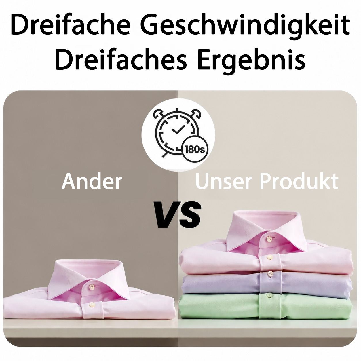 Vapren F2 Tragbarer Dampfglätter, 3500 Pa Hand-Dampfglätter mit Vakuumfunktion, Auto-Grip, 2 Saugstufen, Trocken- & Dampffunktion für alle Stoffarten