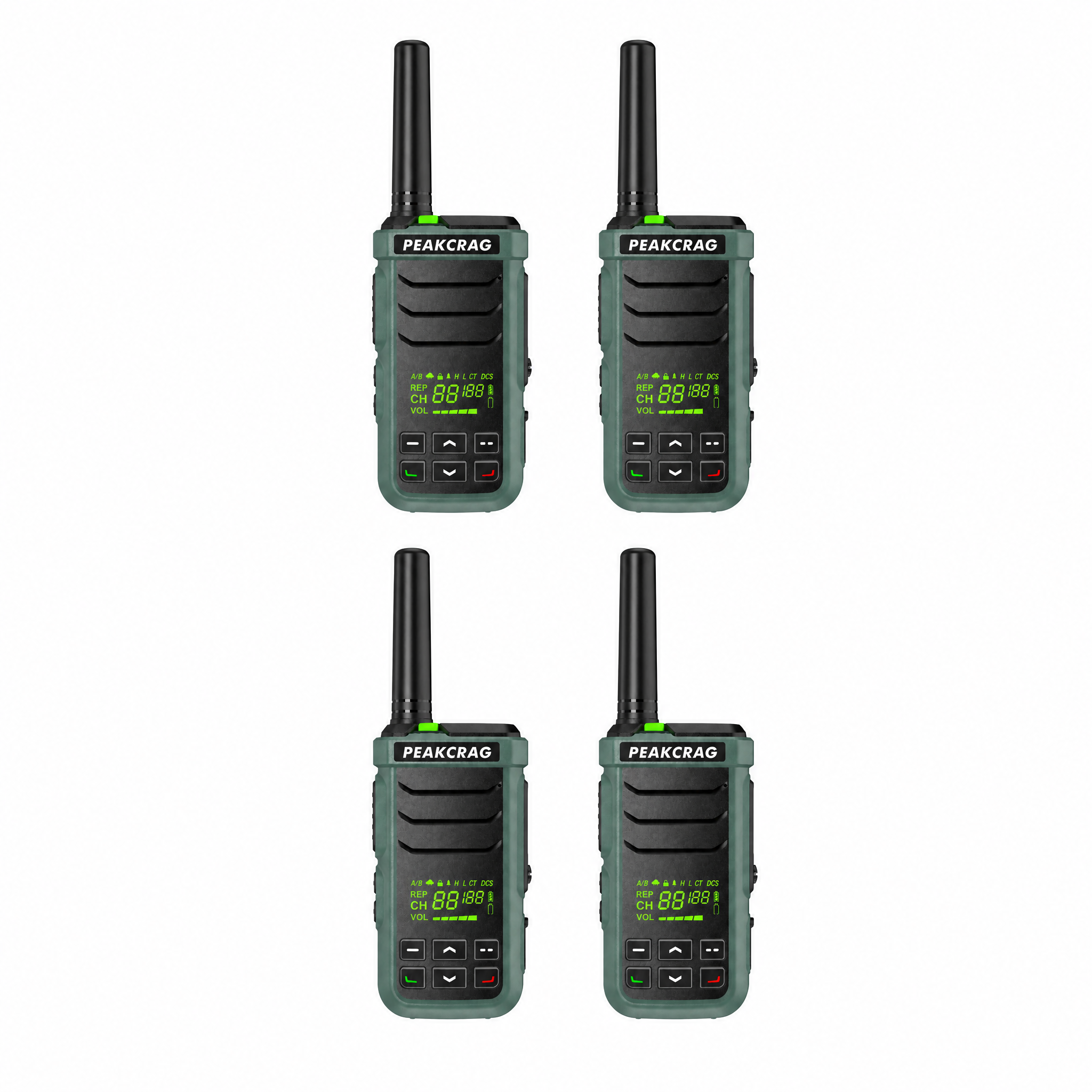 PEAKCRAG P21 Floating Walkie Talkie – IP68 Waterproof, Works in Hot & Cold, 22 Preset Channels