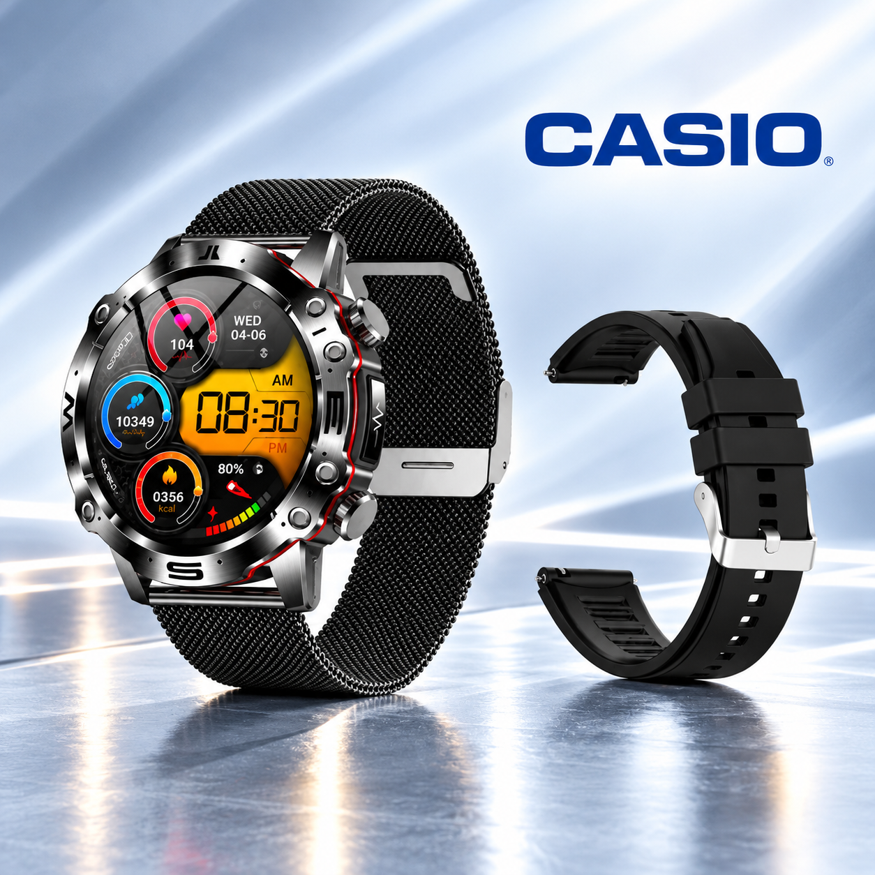 💫 Chytré hodinky CASIO AI z roku 2026 – Doma, v práci nebo na cestách, vždy po vašem boku ⏱️