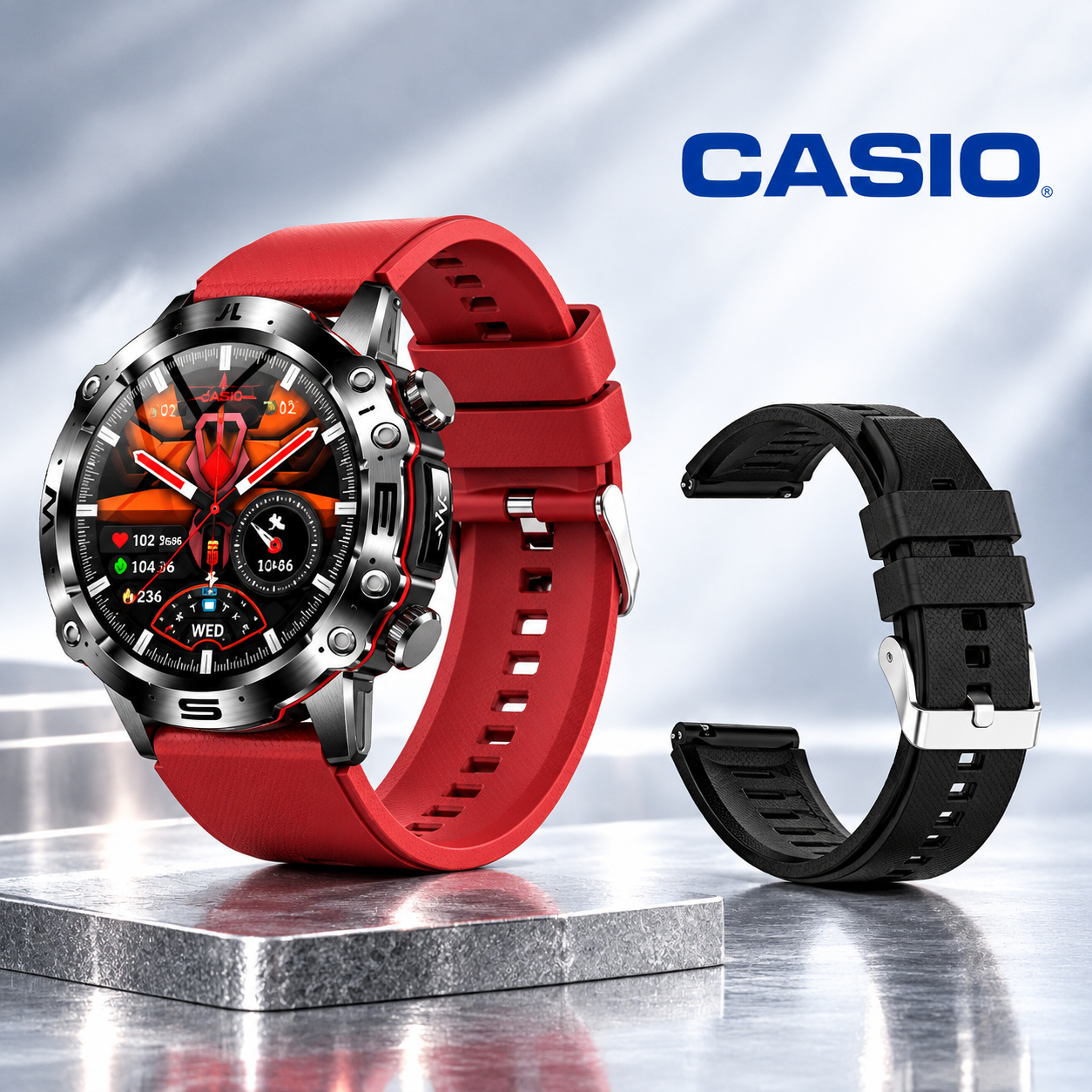 💫 Chytré hodinky CASIO AI z roku 2026 – Doma, v práci nebo na cestách, vždy po vašem boku ⏱️