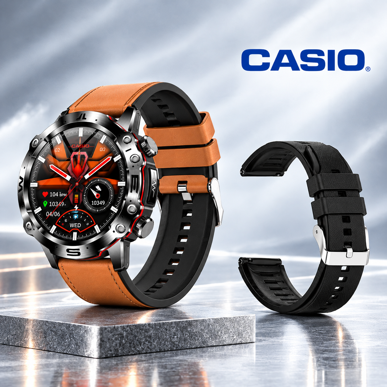 💫 Chytré hodinky CASIO AI z roku 2026 – Doma, v práci nebo na cestách, vždy po vašem boku ⏱️