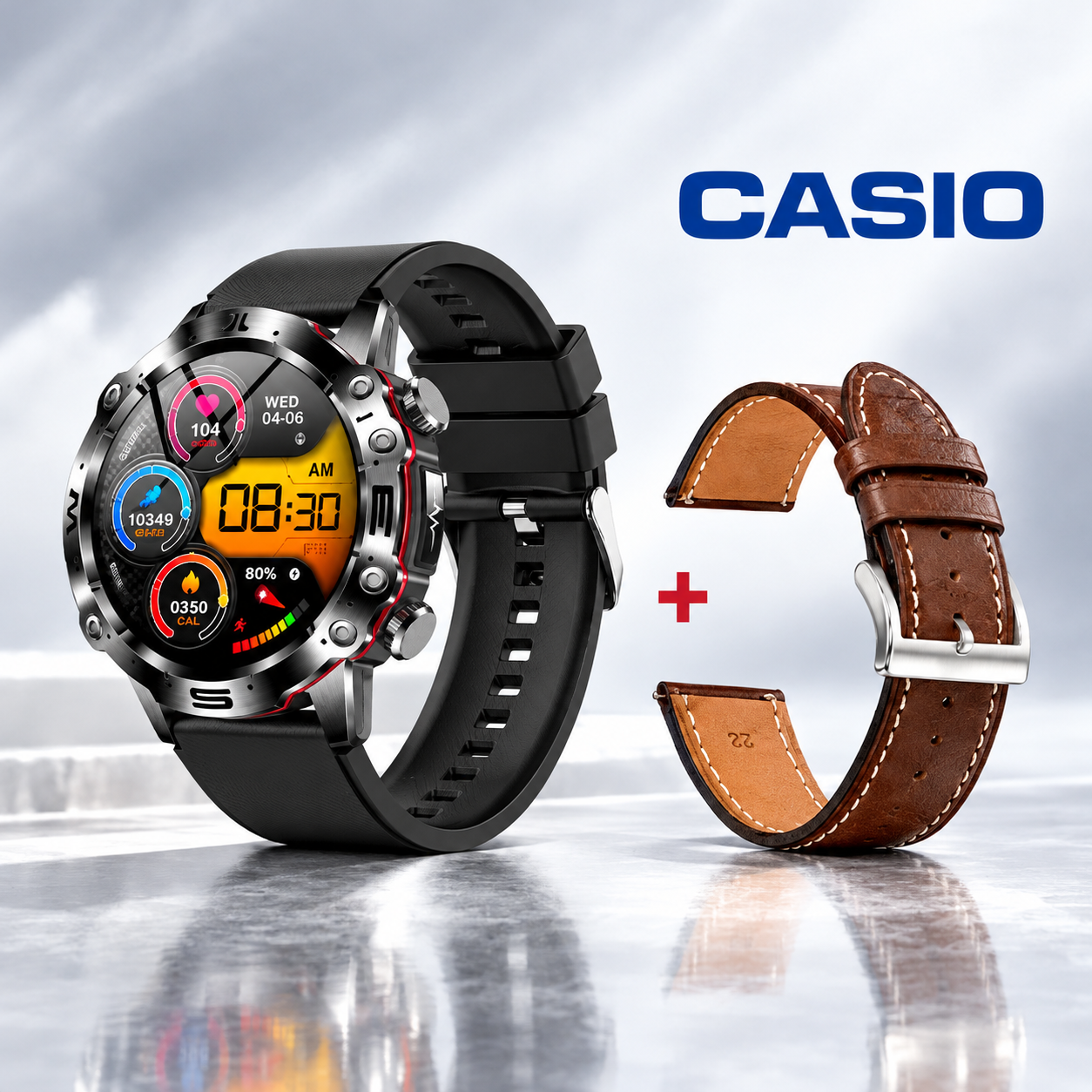 💫 Chytré hodinky CASIO AI z roku 2026 – Doma, v práci nebo na cestách, vždy po vašem boku ⏱️