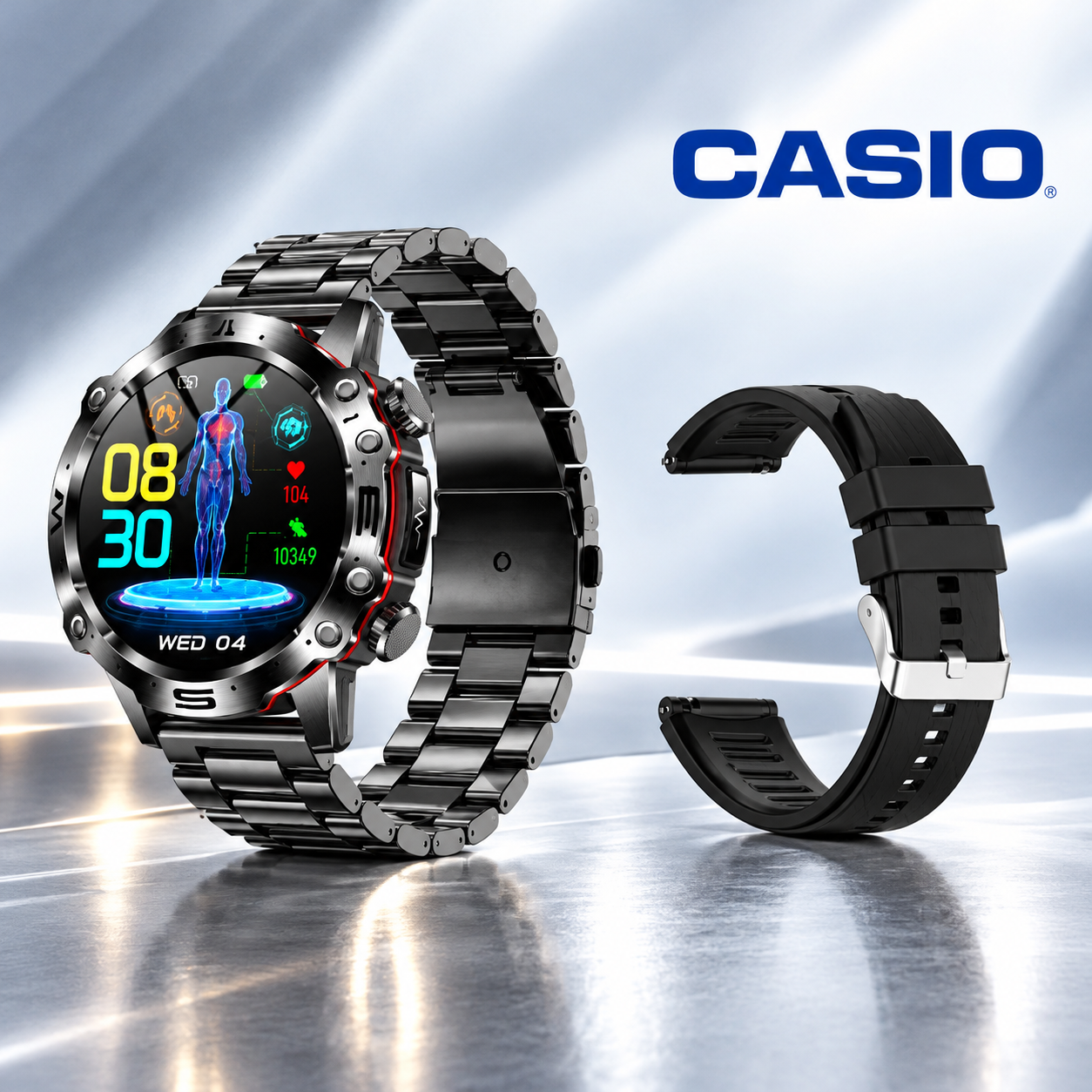 💫 Chytré hodinky CASIO AI z roku 2026 – Doma, v práci nebo na cestách, vždy po vašem boku ⏱️