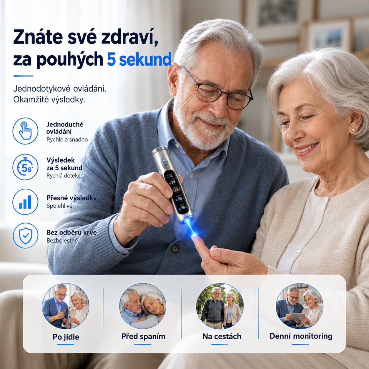 Nejnovější technologický průlom společnosti Omron v roce 2026: neinvazivní chytré zařízení pro monitorování hladiny glukózy v krvi s přesností 99,9 %.
