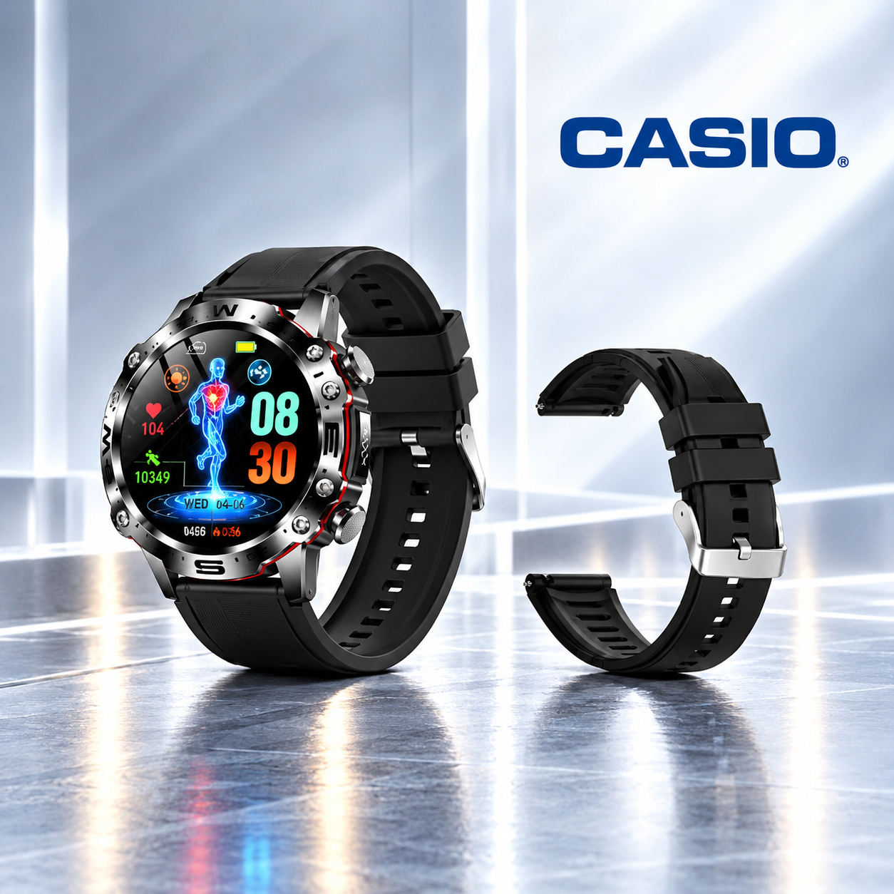 💫 Chytré hodinky CASIO AI z roku 2026 – Doma, v práci nebo na cestách, vždy po vašem boku ⏱️