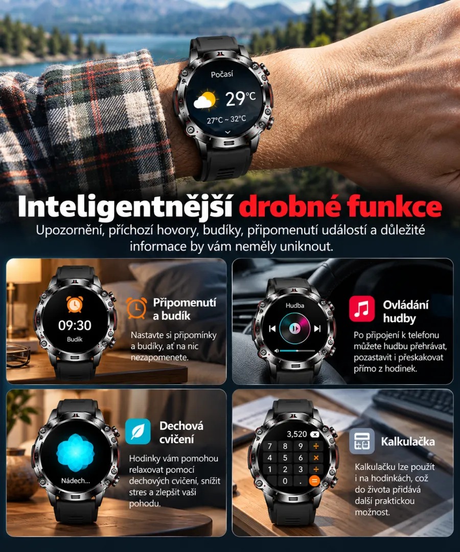 💫 Chytré hodinky CASIO AI z roku 2026 – Doma, v práci nebo na cestách, vždy po vašem boku ⏱️