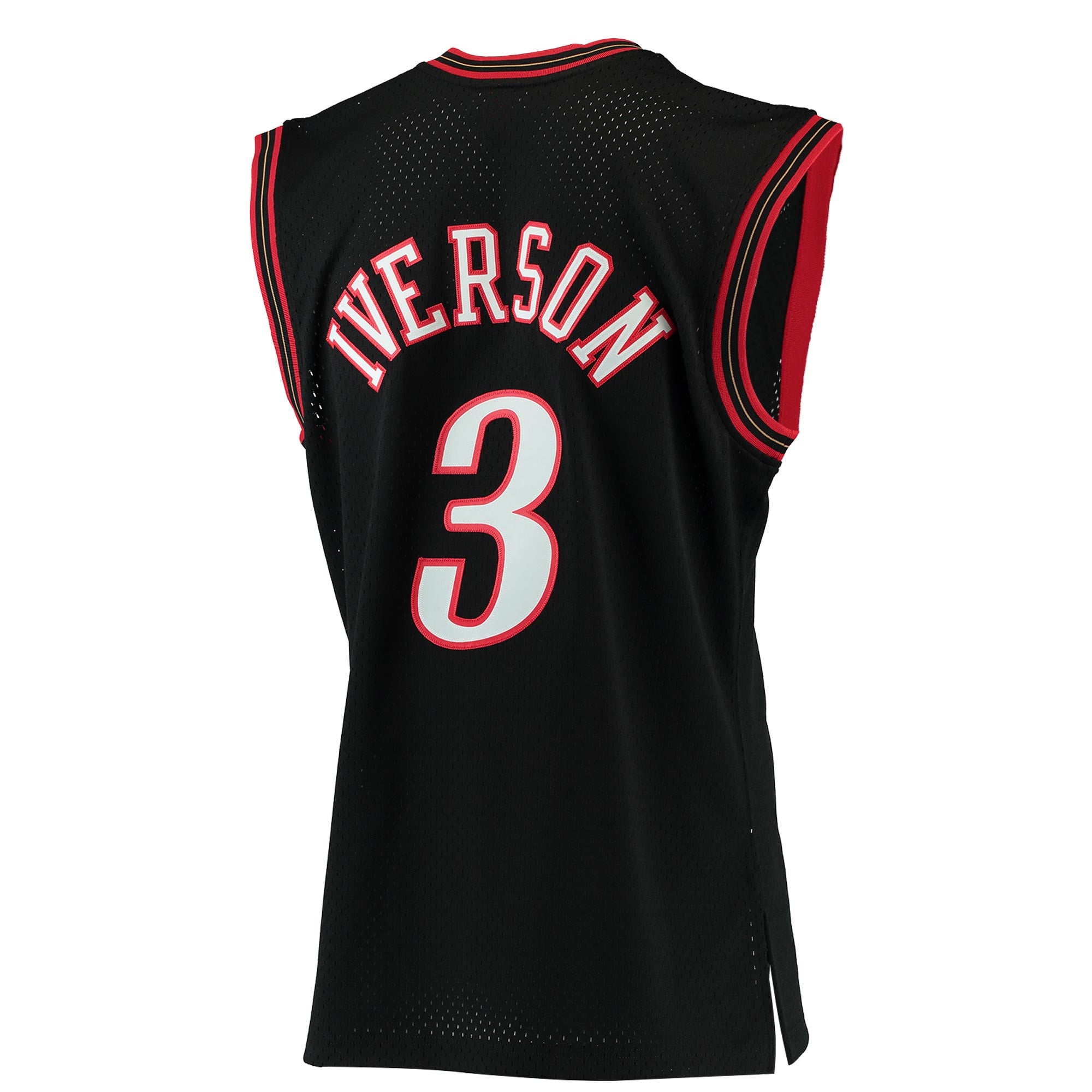 Allen Iverson Philadelphia 76ers Mitchell & Ness 2000/01 Hardwood Classics Swingman Jersey Black