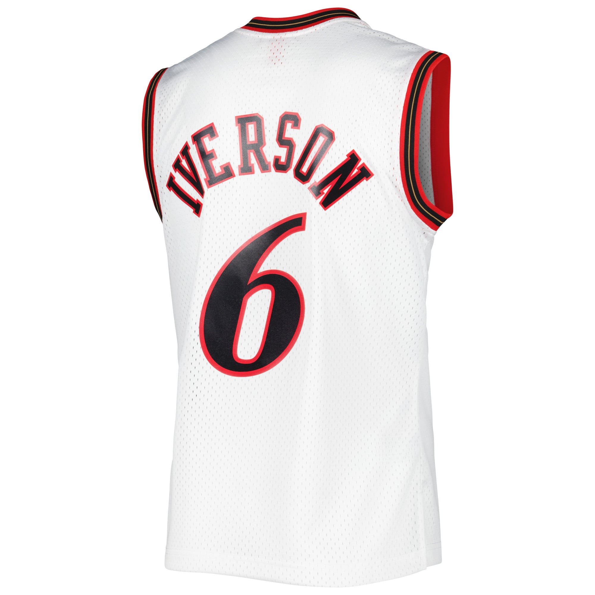 Allen Iverson Philadelphia 76ers Mitchell & Ness 2002/03 Hardwood Classics Swingman Jersey White