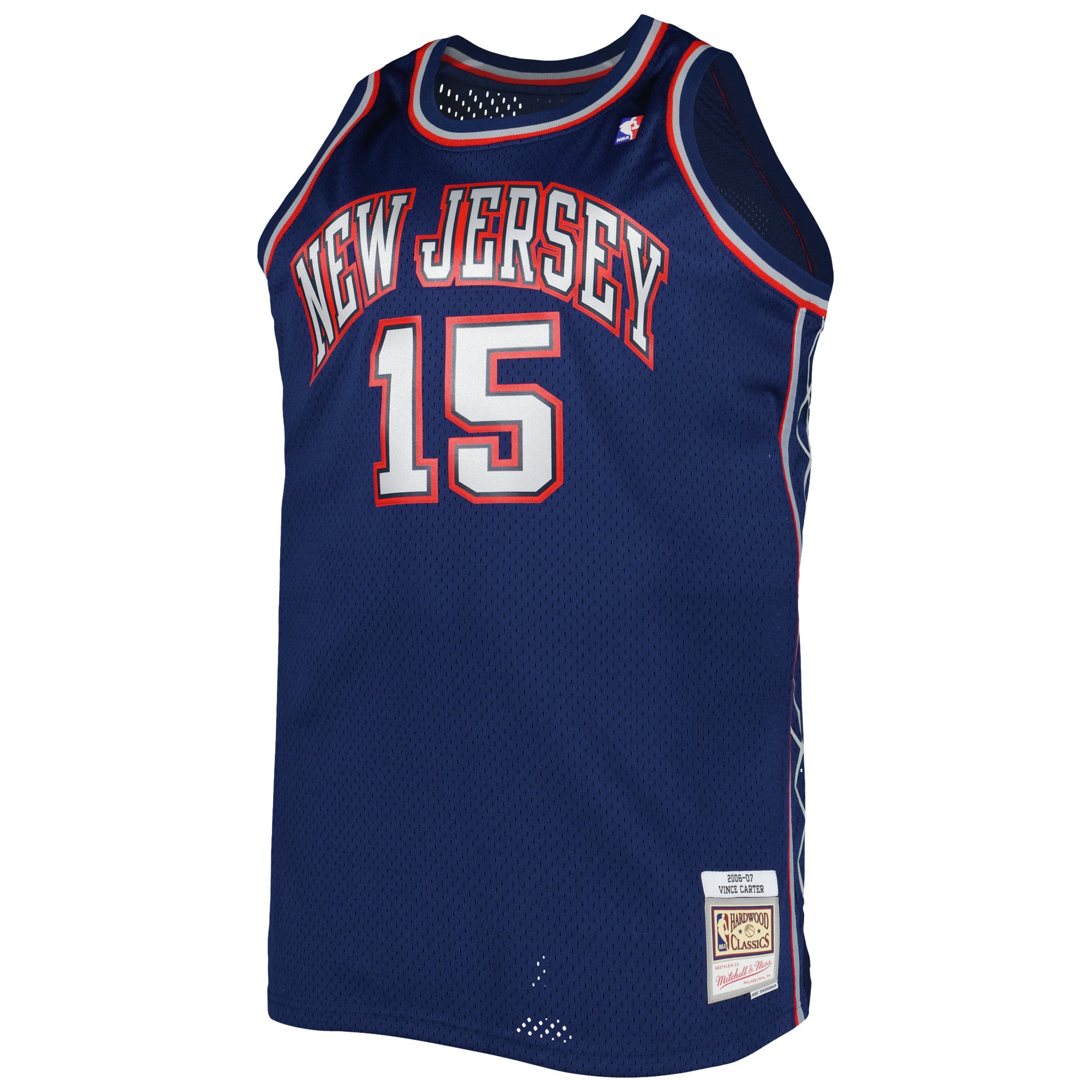 Vince Carter New Jersey Nets Mitchell & Ness Big & Tall Hardwood Classics 2006/07 Swingman Jersey Navy