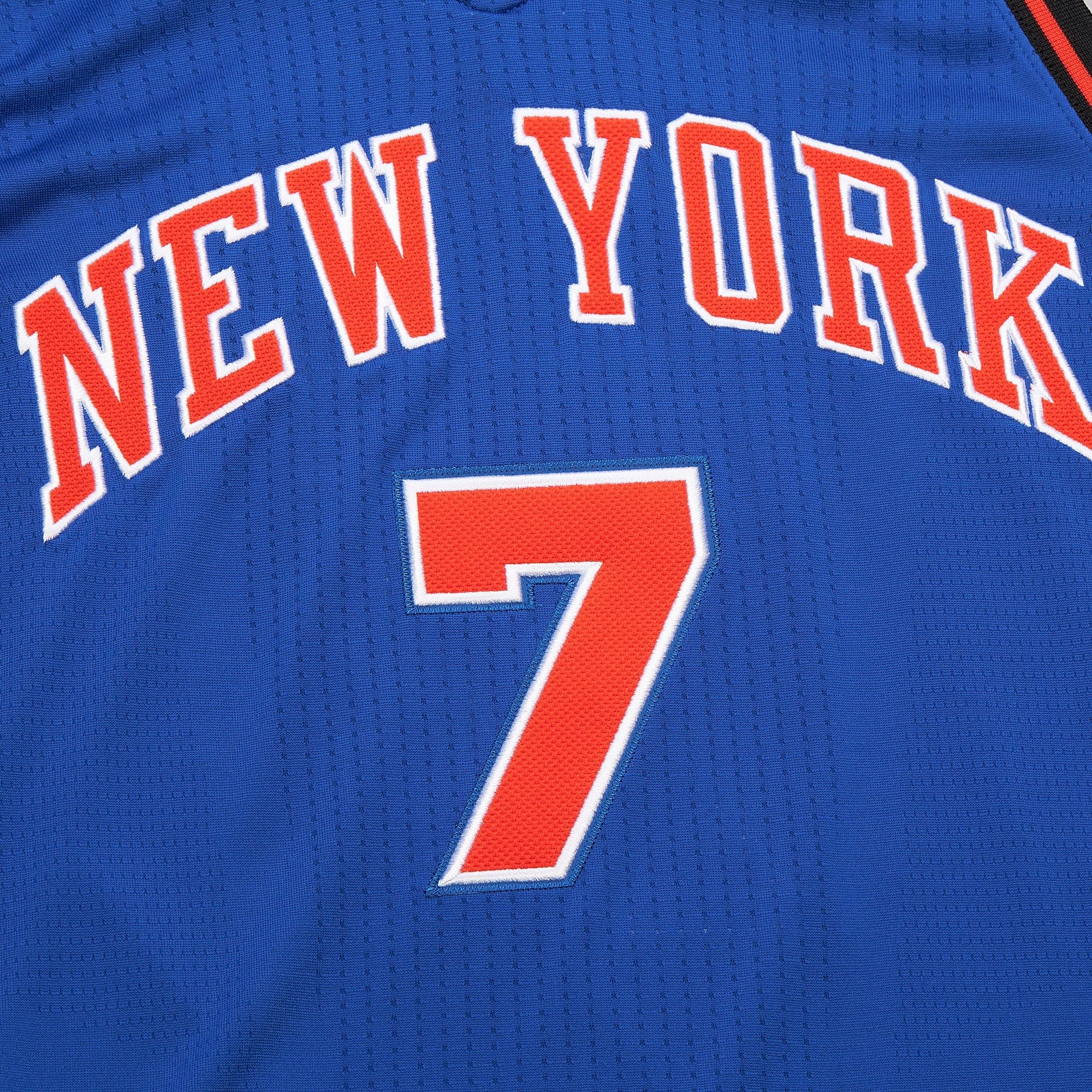Carmelo Anthony New York Knicks Mitchell & Ness 2010/11 Hardwood Classics Style Jersey Blue