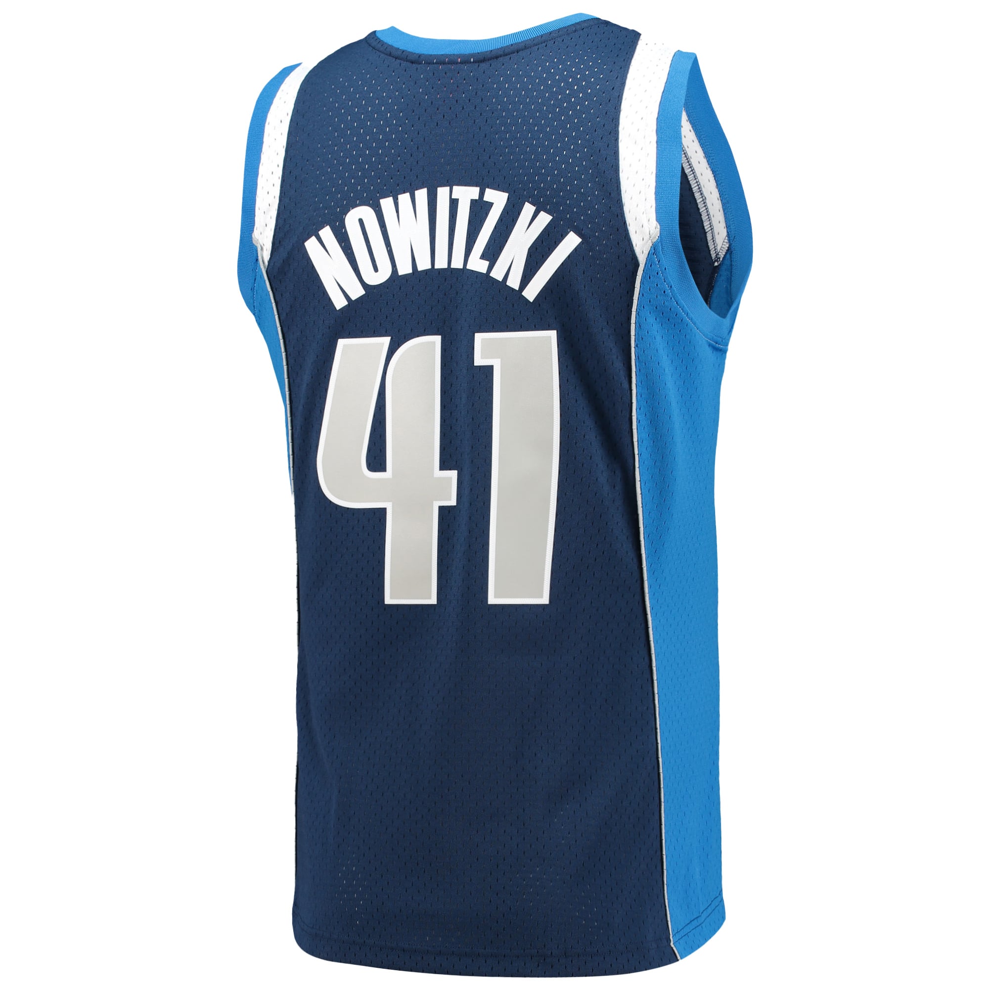Dirk Nowitzki Dallas Mavericks Mitchell & Ness 2011/12 Hardwood Classics Swingman Jersey Navy