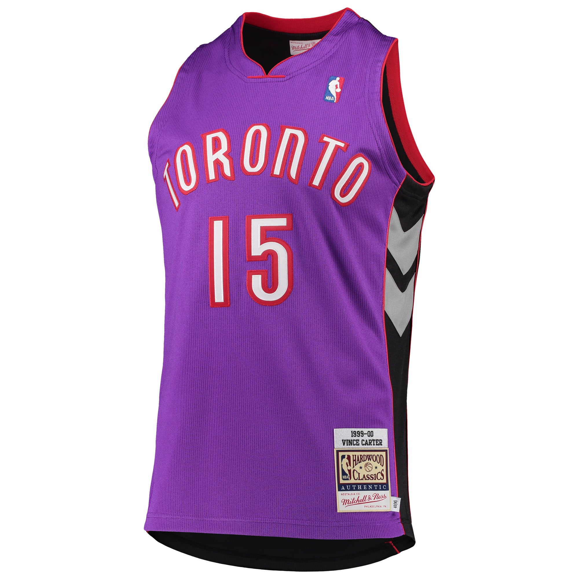 Vince Carter Toronto Raptors Mitchell & Ness 1999/2000 Hardwood Classics Style Jersey Purple