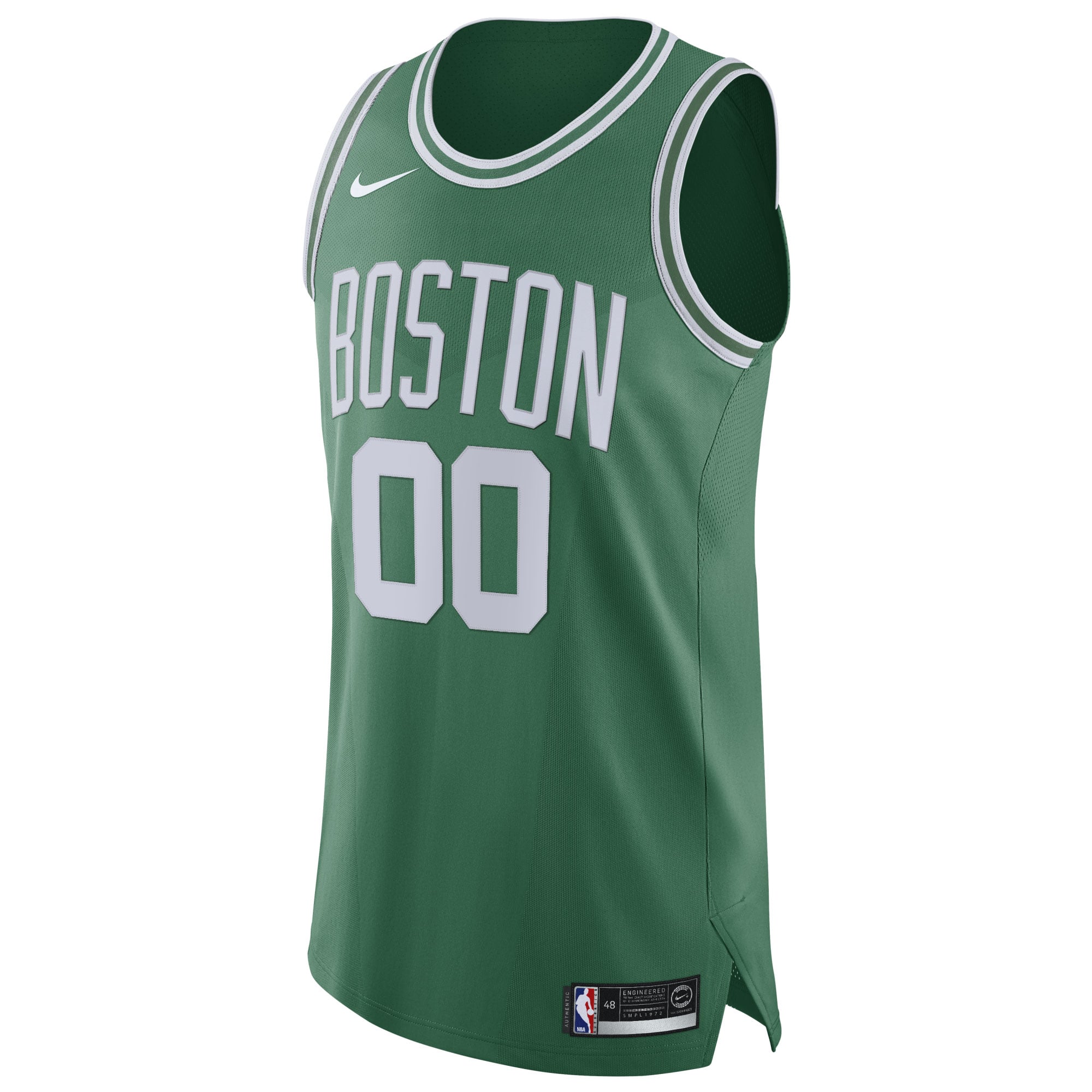 Boston Celtics 2020/21 Style Custom Jersey Green Icon Edition