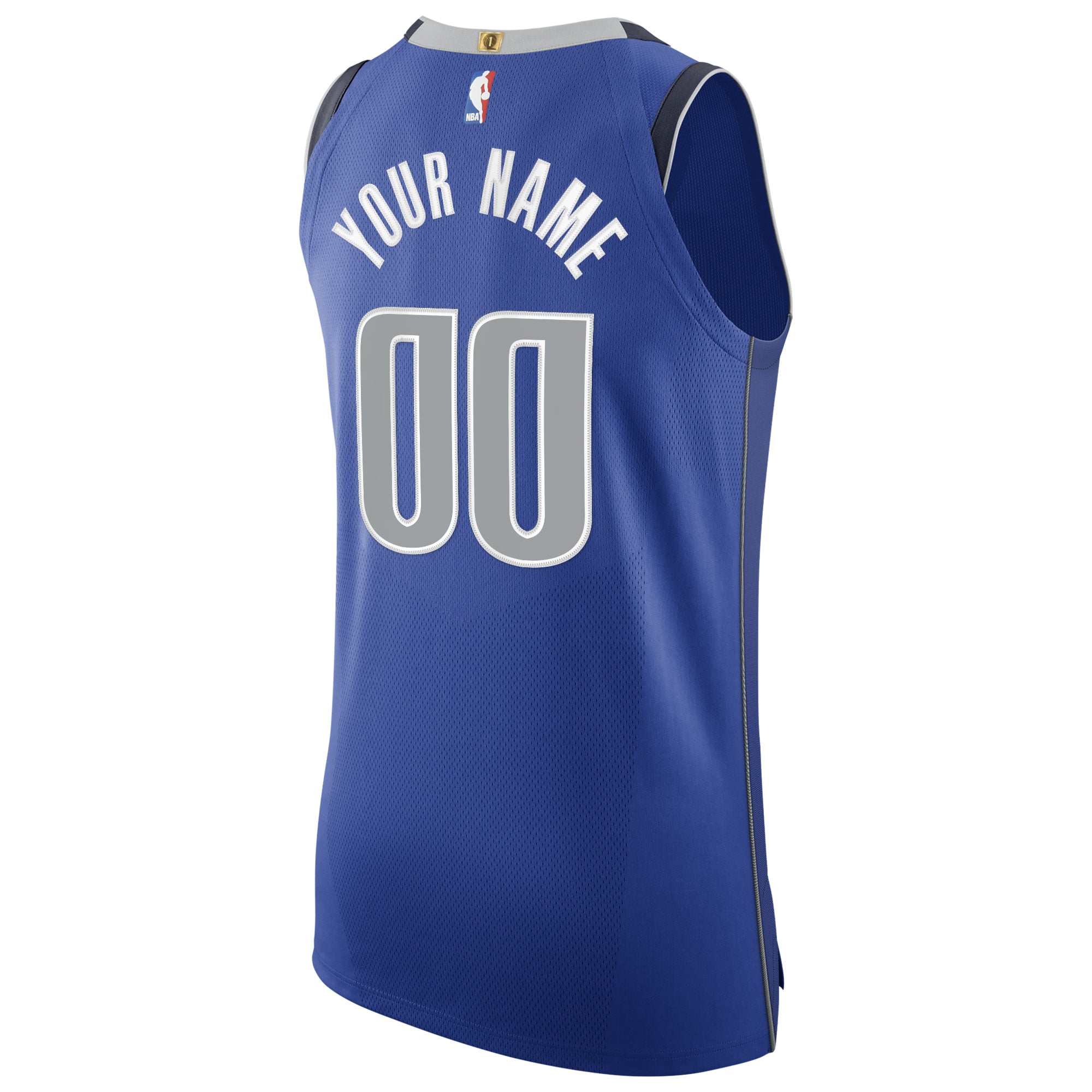 Dallas Mavericks 2020/21 Style Custom Jersey Royal Icon Edition