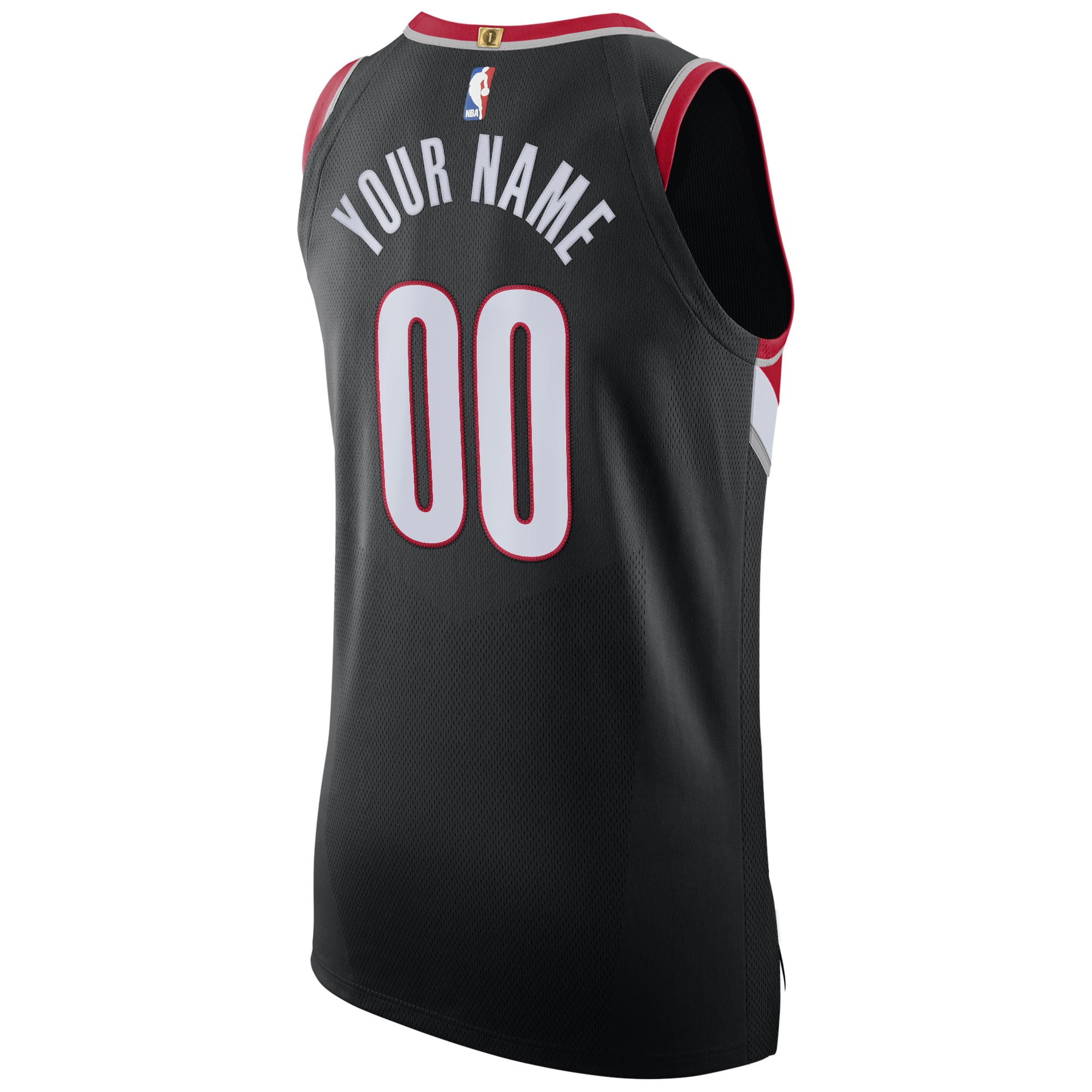 Portland Trail Blazers 2020/21 Style Custom Jersey Black Icon Edition