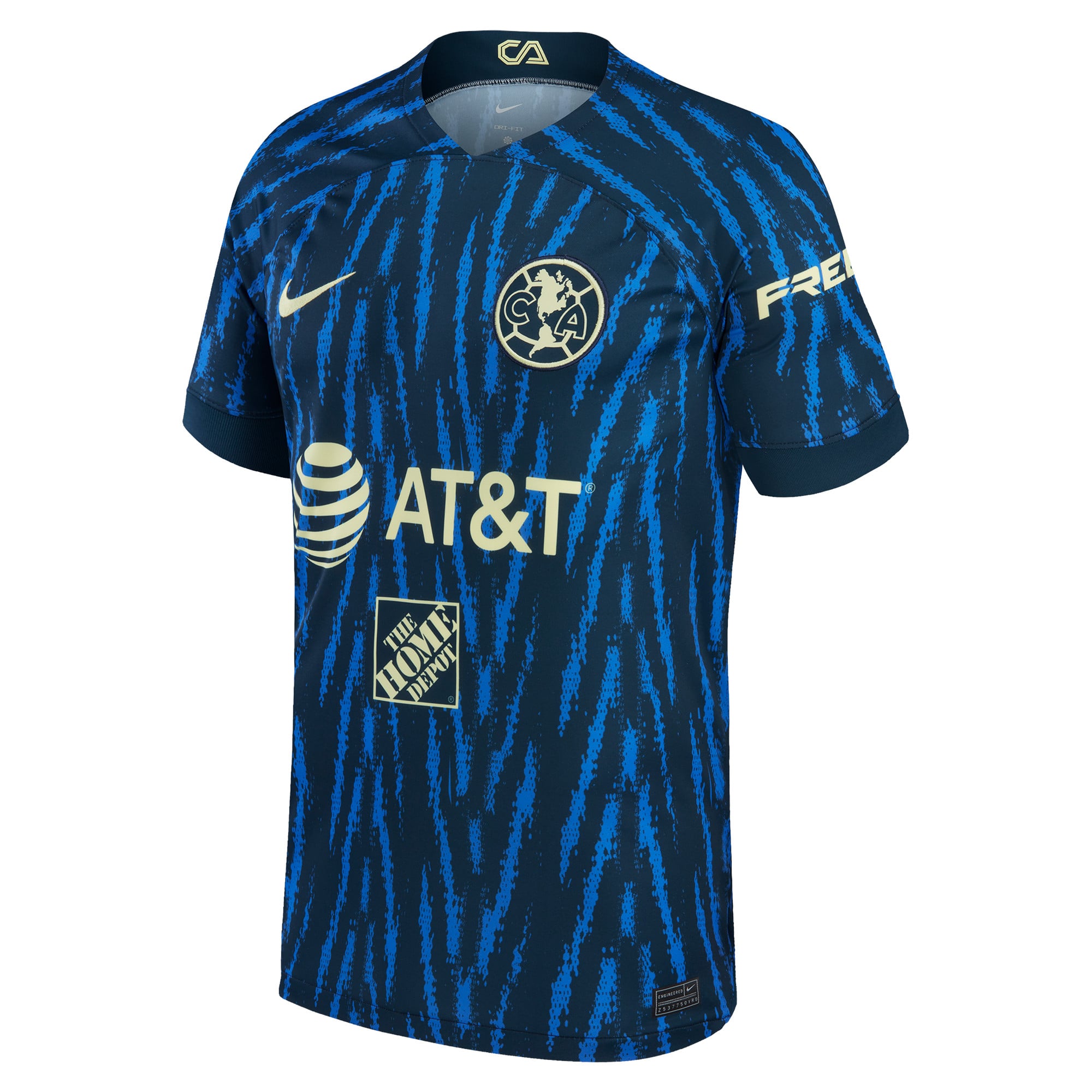 Club America 2022/23 Away Replica Jersey Blue