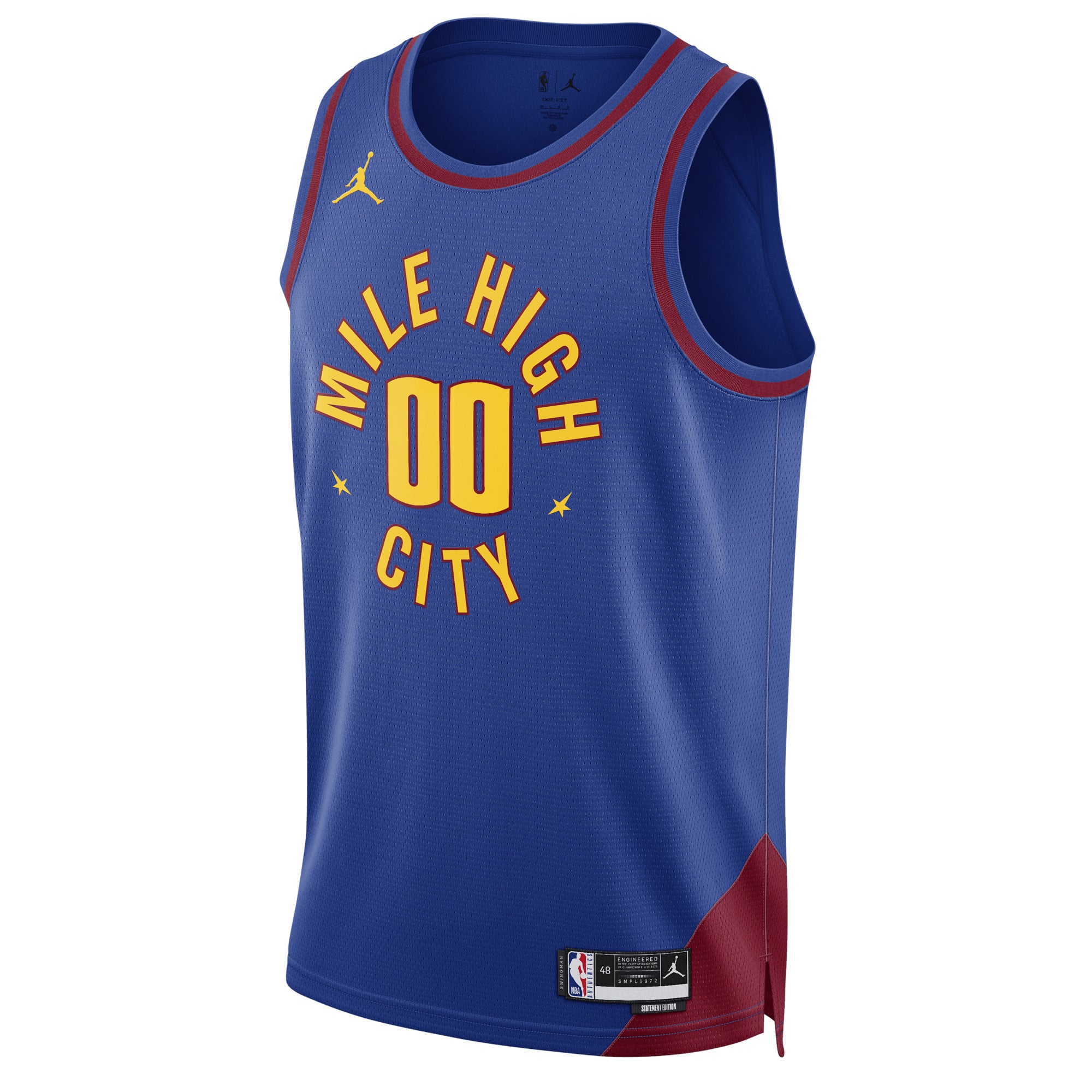 Denver Nuggets Unisex 2022/23 Swingman Custom Jersey Statement Edition Blue