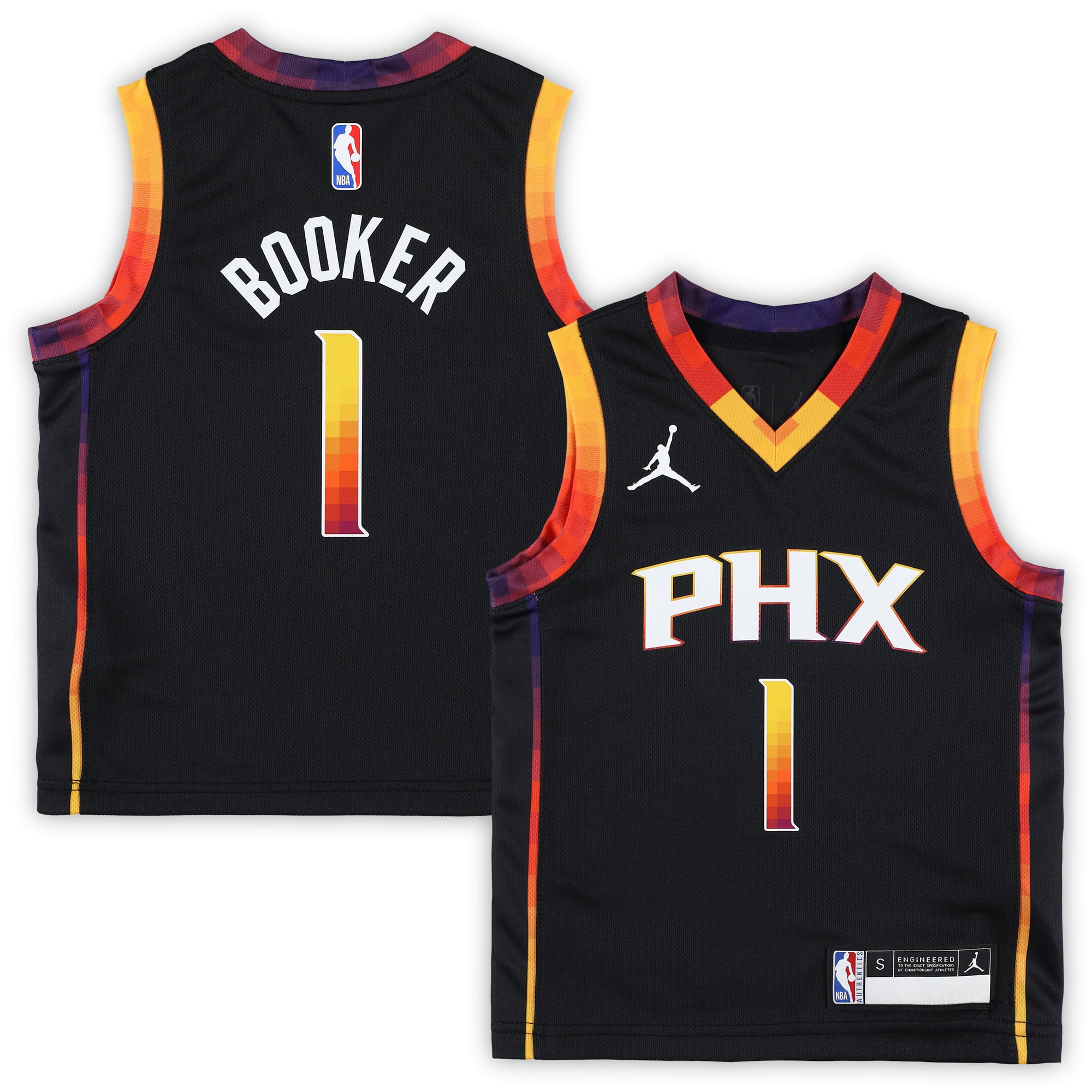 Devin Booker Phoenix Suns Preschool 2022/23 Swingman Jersey Statement Edition Black