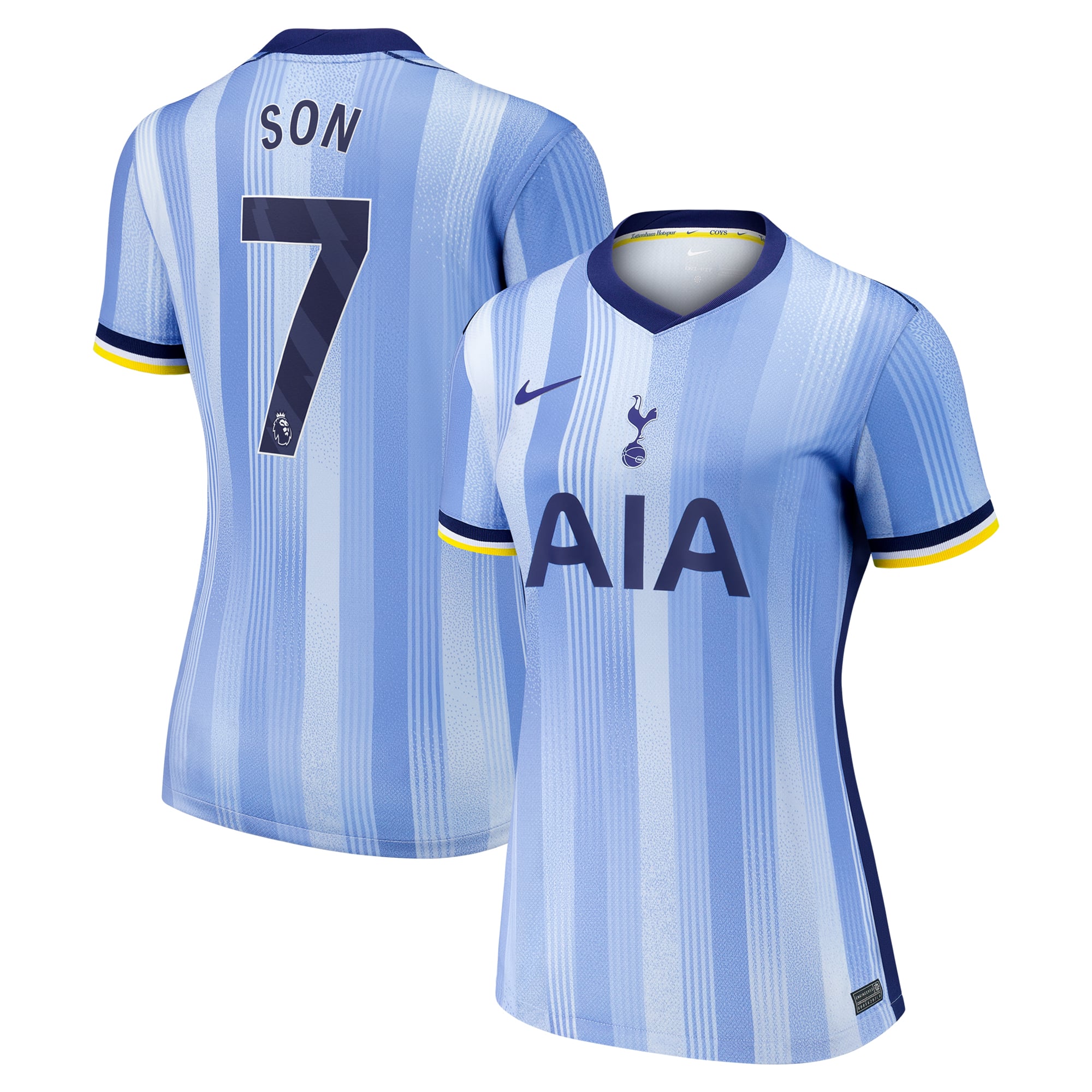 Son Heung Min Tottenham Hotspur Women's 2024/25 Away Replica Player Jersey Blue