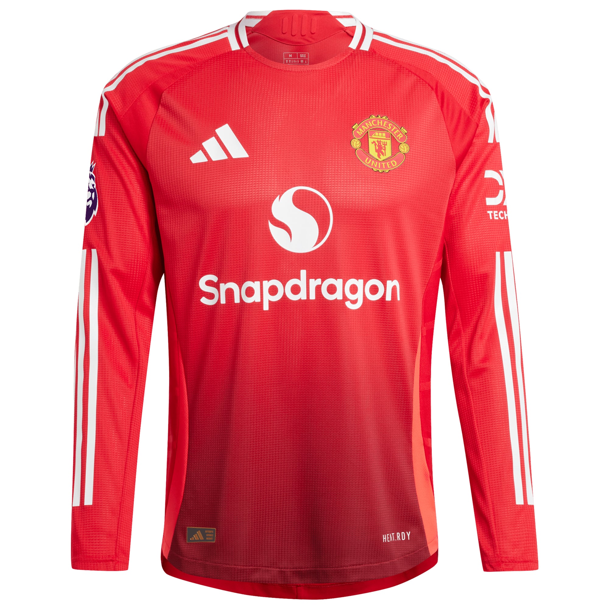 Manchester United 2024/25 Home Style Custom Long Sleeve Jersey Red