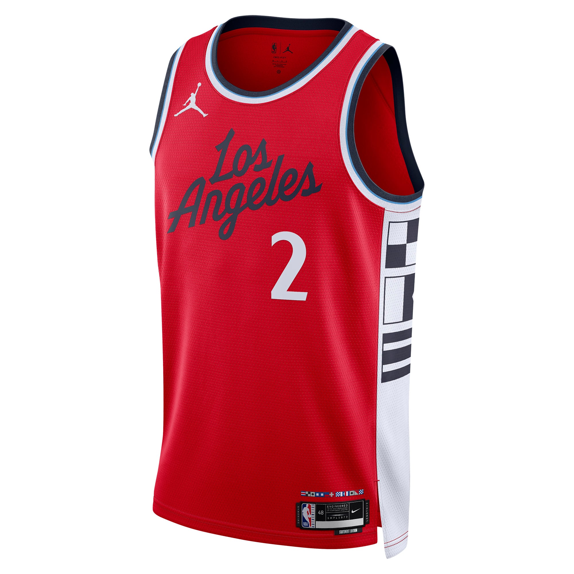 Kawhi Leonard LA Clippers Unisex 2024/25 Swingman Jersey Statement Edition Red