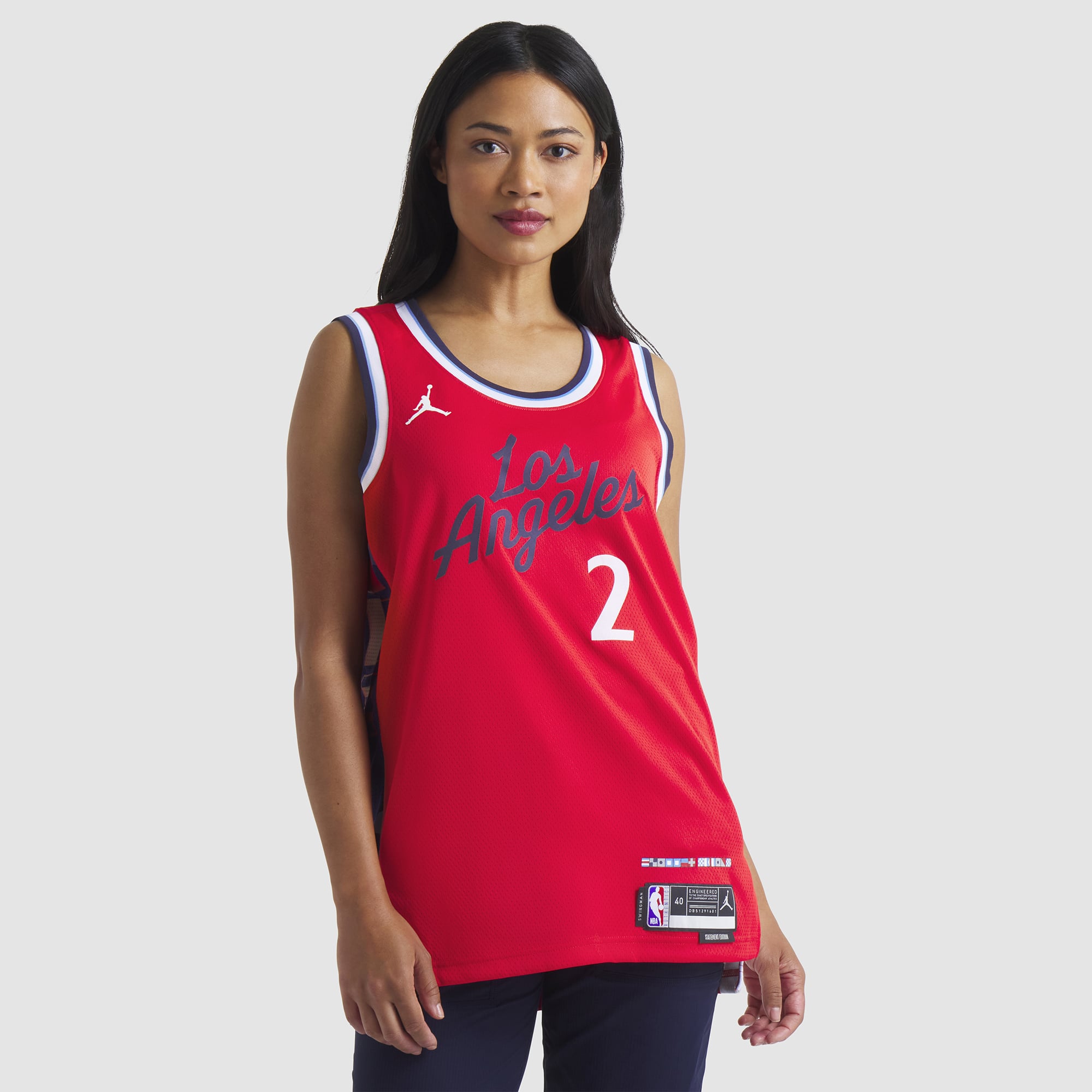 Kawhi Leonard LA Clippers Unisex 2024/25 Swingman Jersey Statement Edition Red