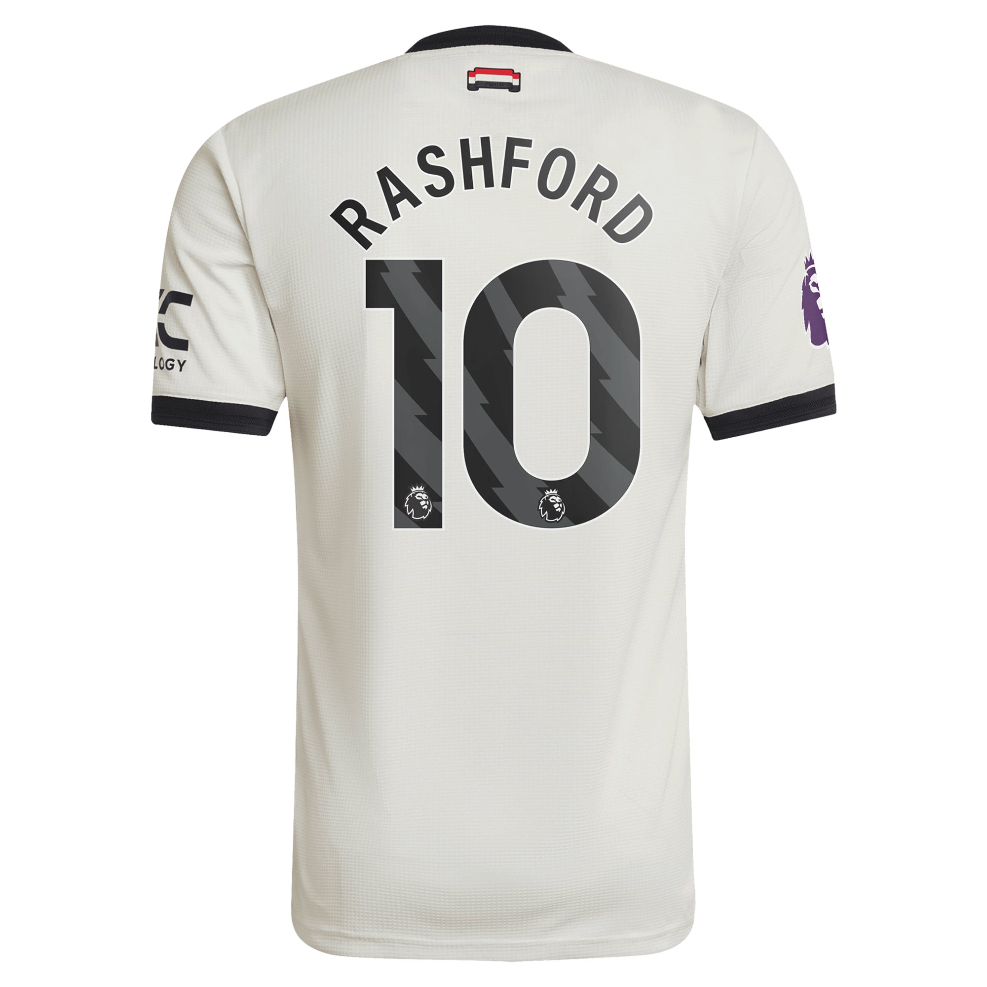 Marcus Rashford Manchester United Originals 2024/25 Third Style Jersey Cream