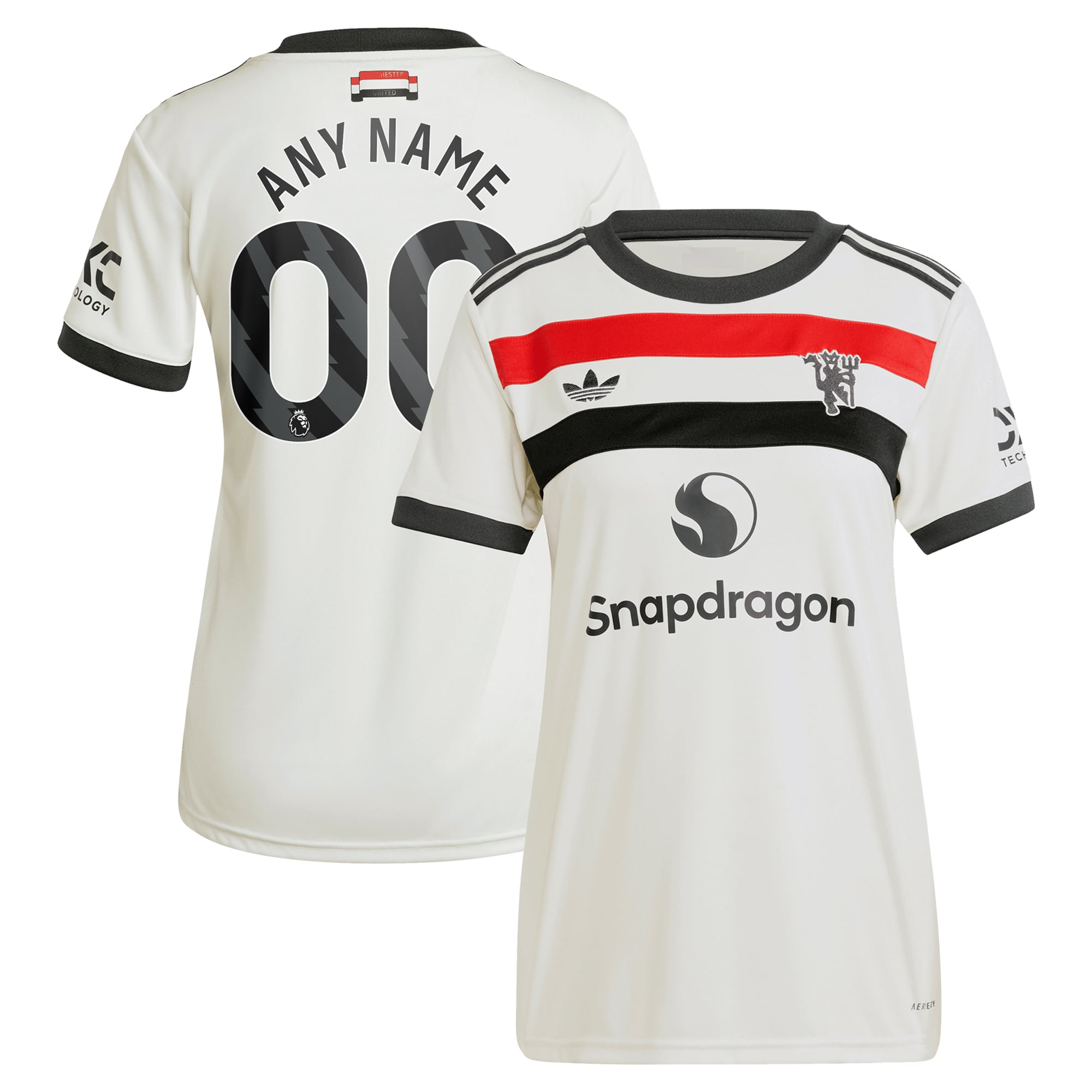 Manchester United Originals Women's 2024/25 Third Custom Replica Jersey Cream