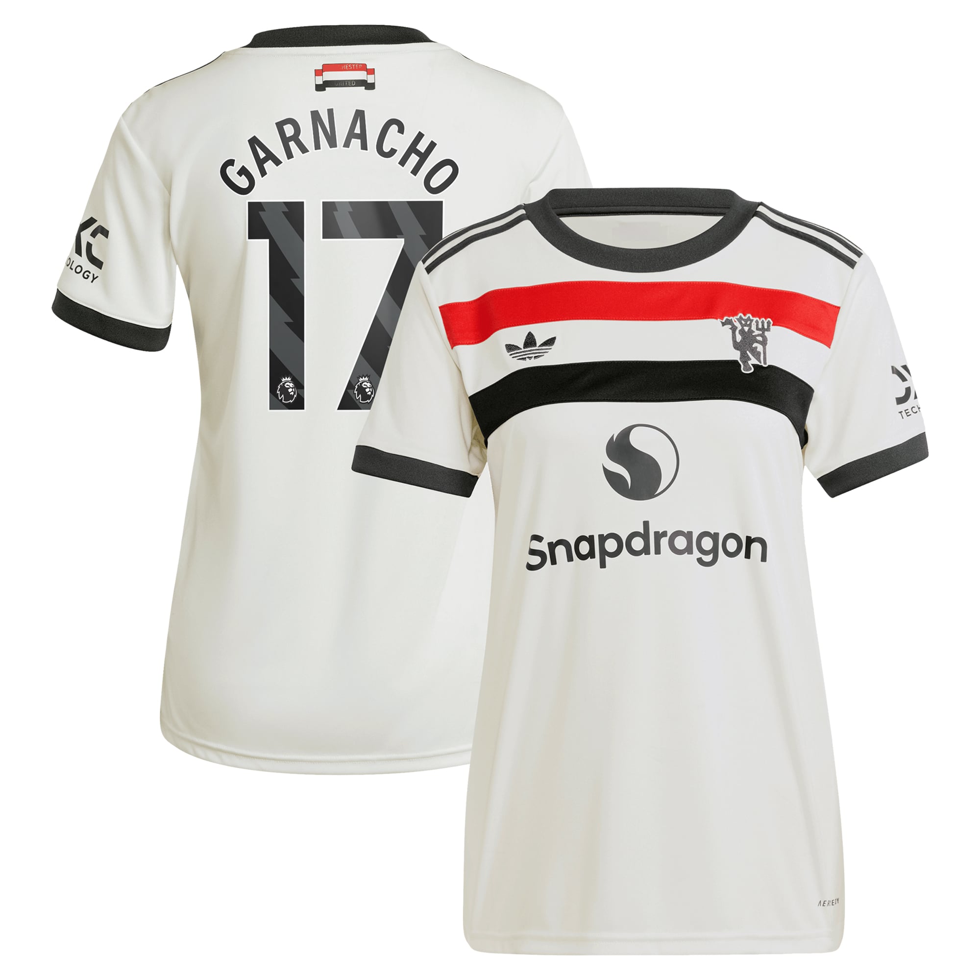 Alejandro Garnacho Manchester United Originals Women's 2024/25 Third Replica Jersey Cream