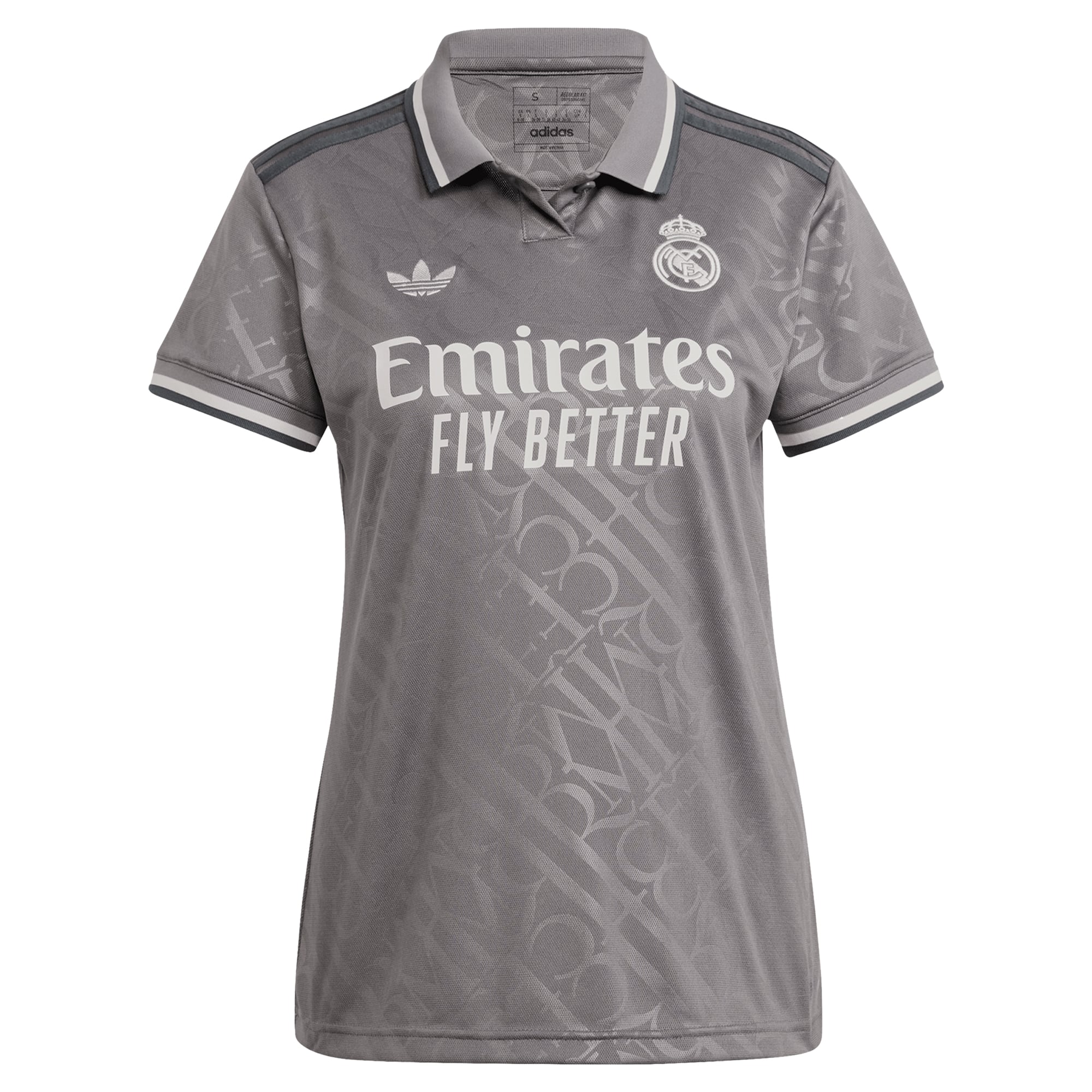 Real Madrid Originals Women's 2024/25 Third Replica Custom Jersey Charcoal