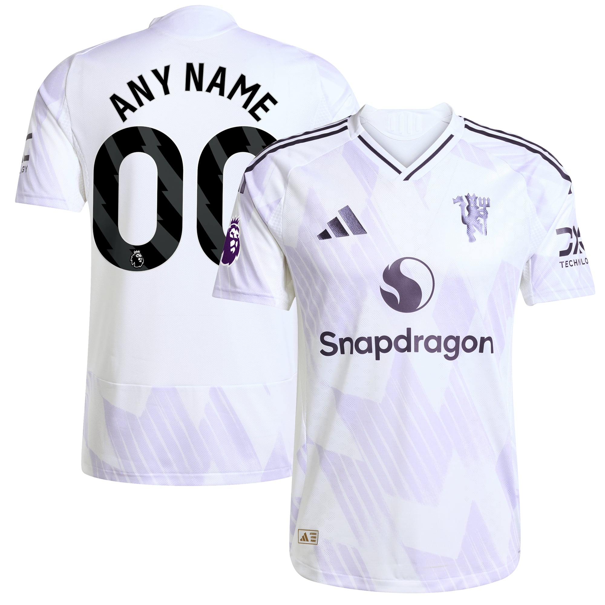 Manchester United 2025/26 Away Style Custom Jersey White