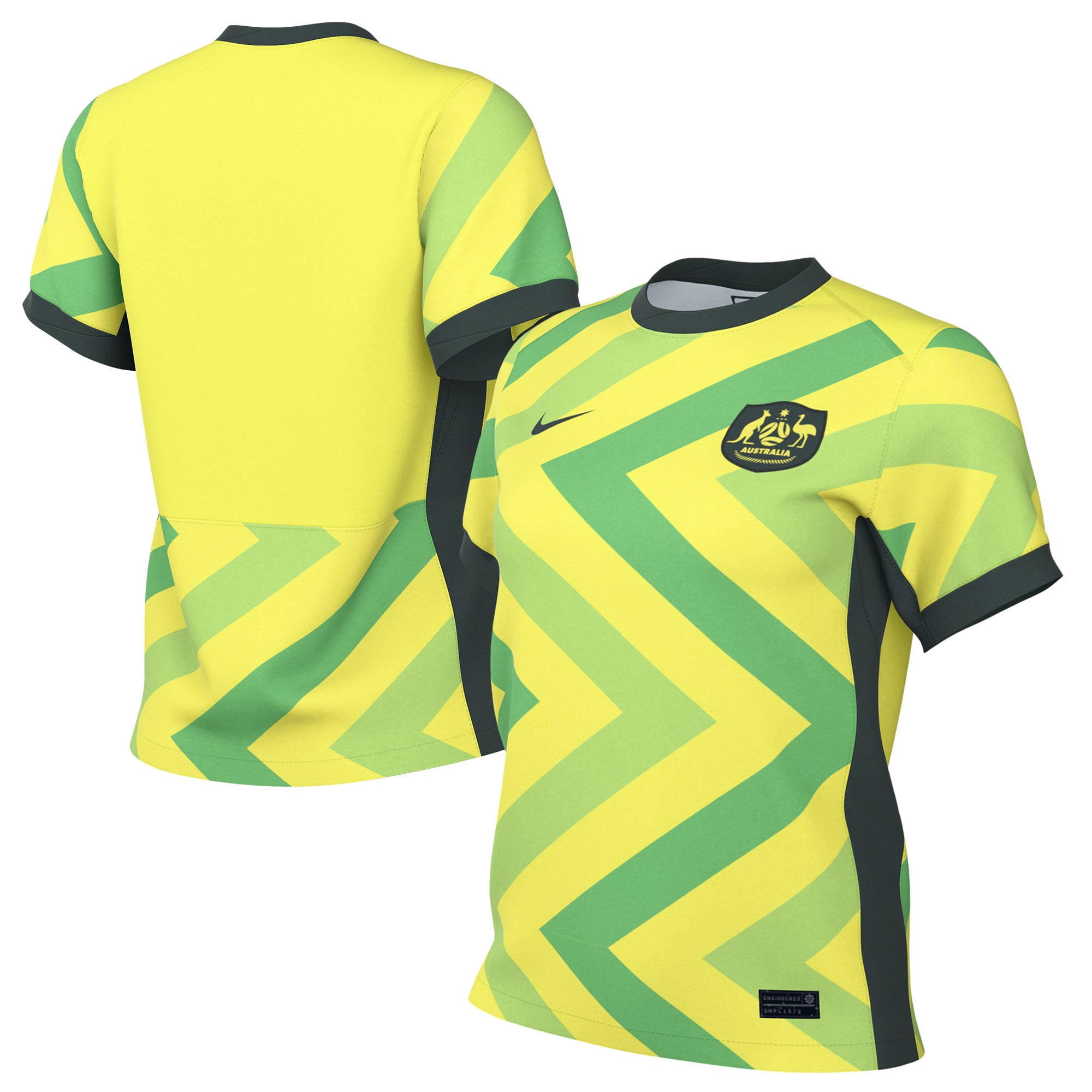 Australia National Team Women's 2025/26 Home Replica Jersey Yellow