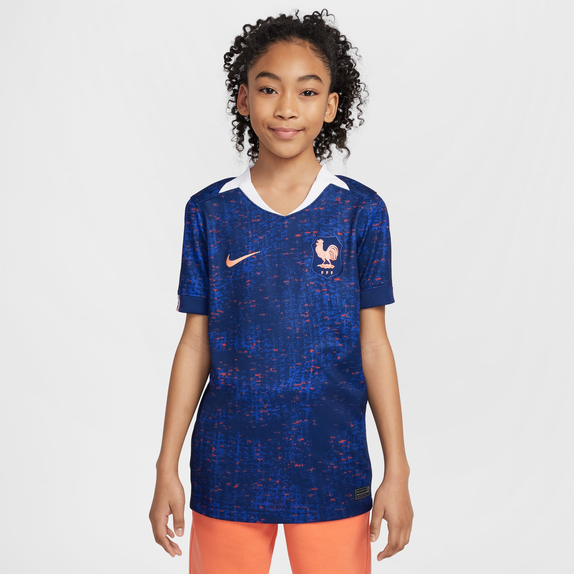 France Women's National Team Youth 2025/26 Home Replica Jersey Blue