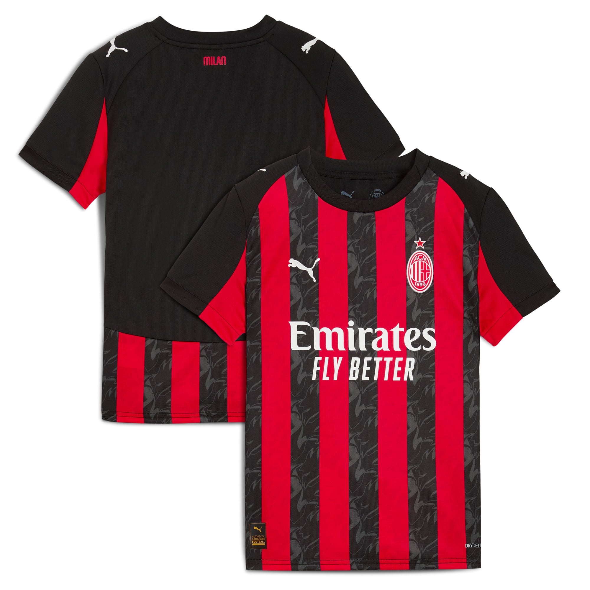 AC Milan Youth 2025/26 Home Replica Jersey Red