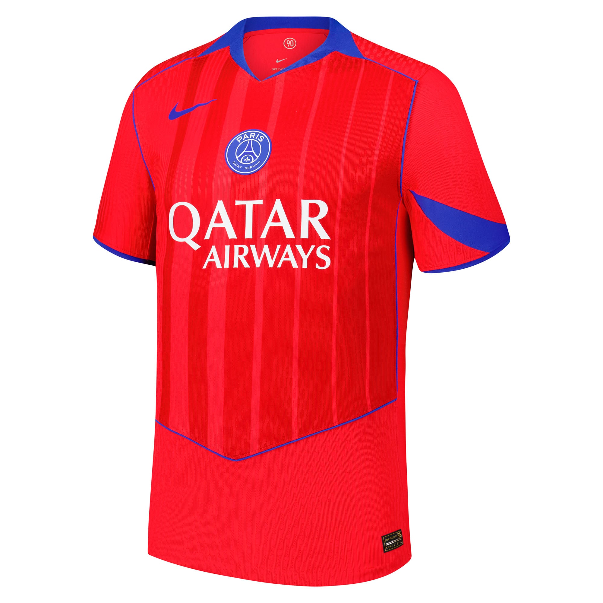 Paris Saint Germain 2025/26 Match Third Total 90 Style Jersey Red